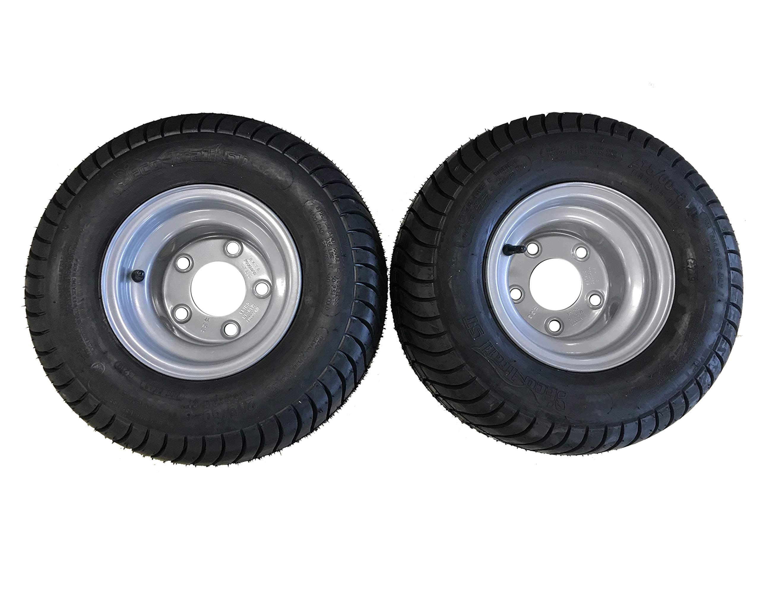 Triton 18.5X8.50-8 (215/60-8) Class C Trailer Tire - Pair - for Watercraft/Snowmobile/Utility Trailers