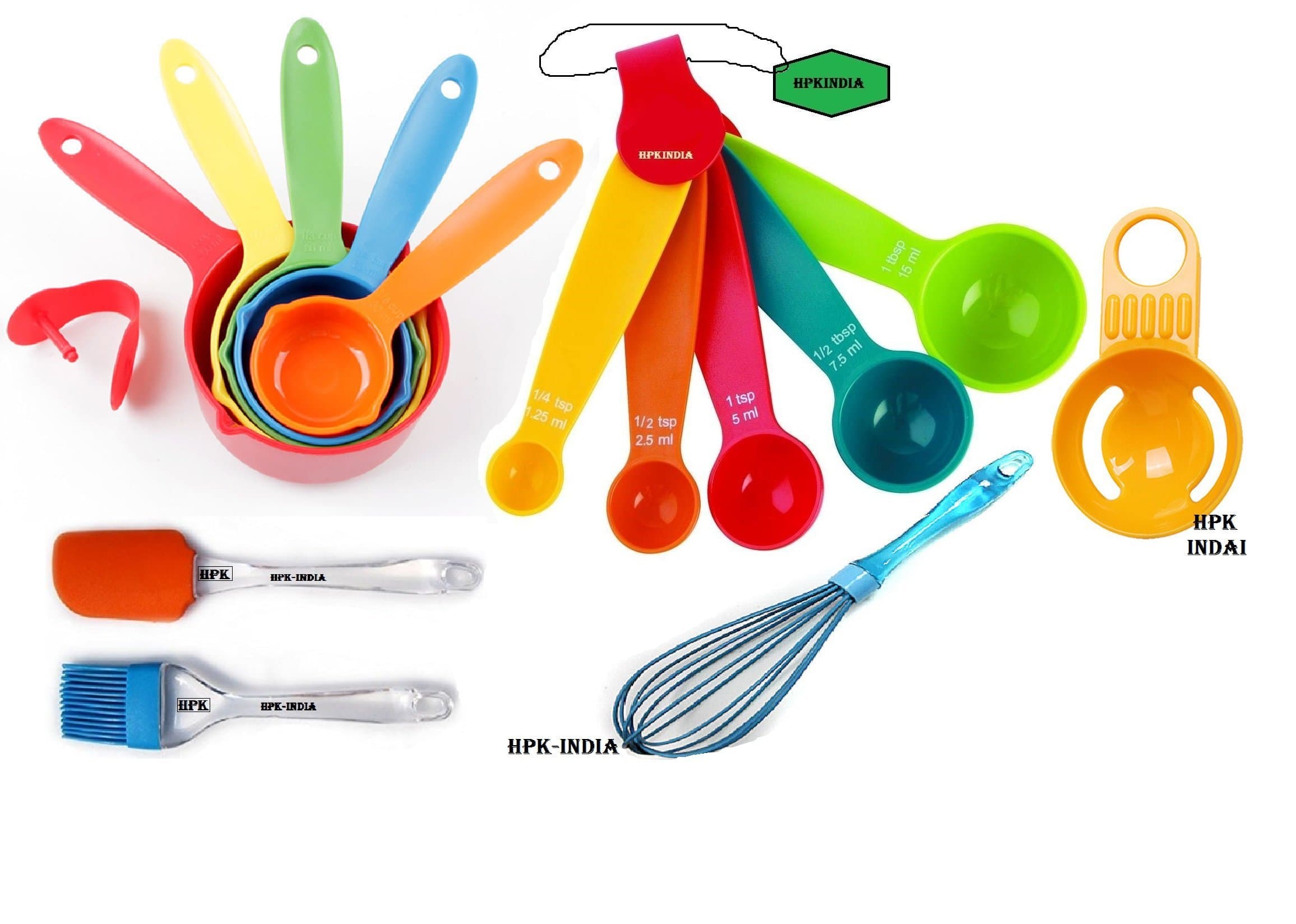 hpk 14 PCS Branded Box Packed Cake Making & Measuring Tools