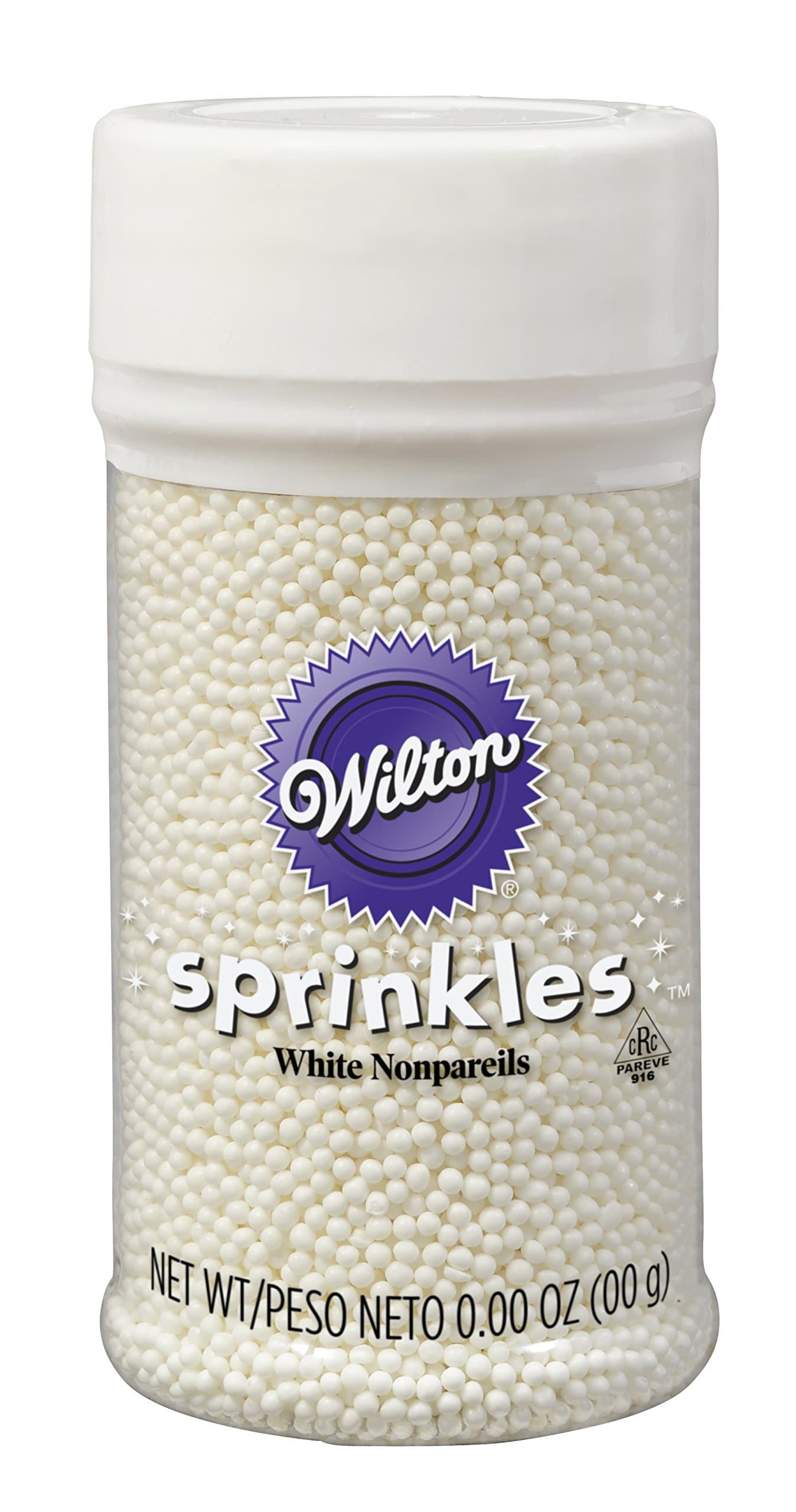 Wilton White Nonpareils Sprinkles, 85g (3 oz)
