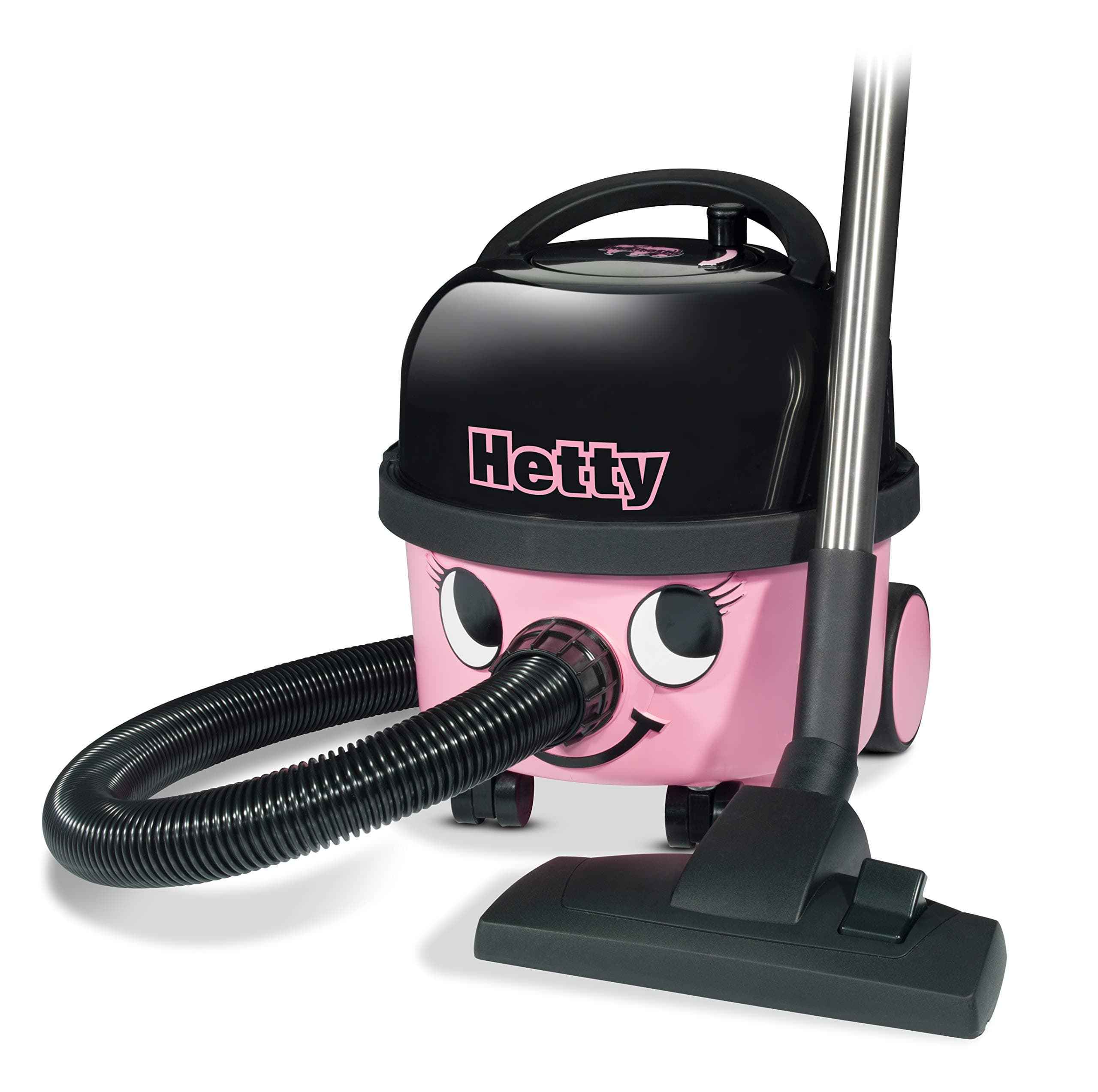 Numatic Het.160-11 Hetty Compact Vacuum Cleaner, 620 W - Pink/Black