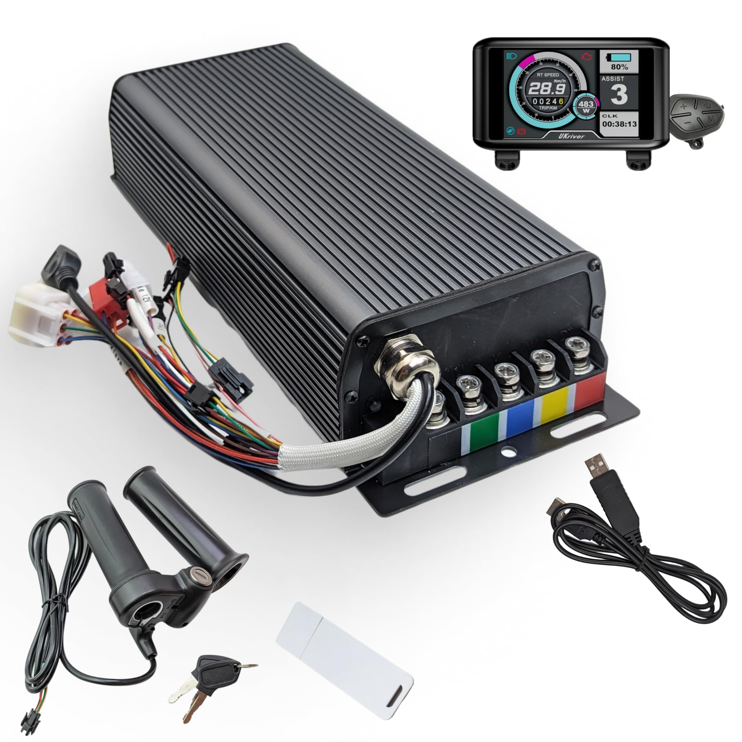 150A Sabvoton e-Bike 72v Controller SVMC72150M Enduro Ebike Stealth Bomber