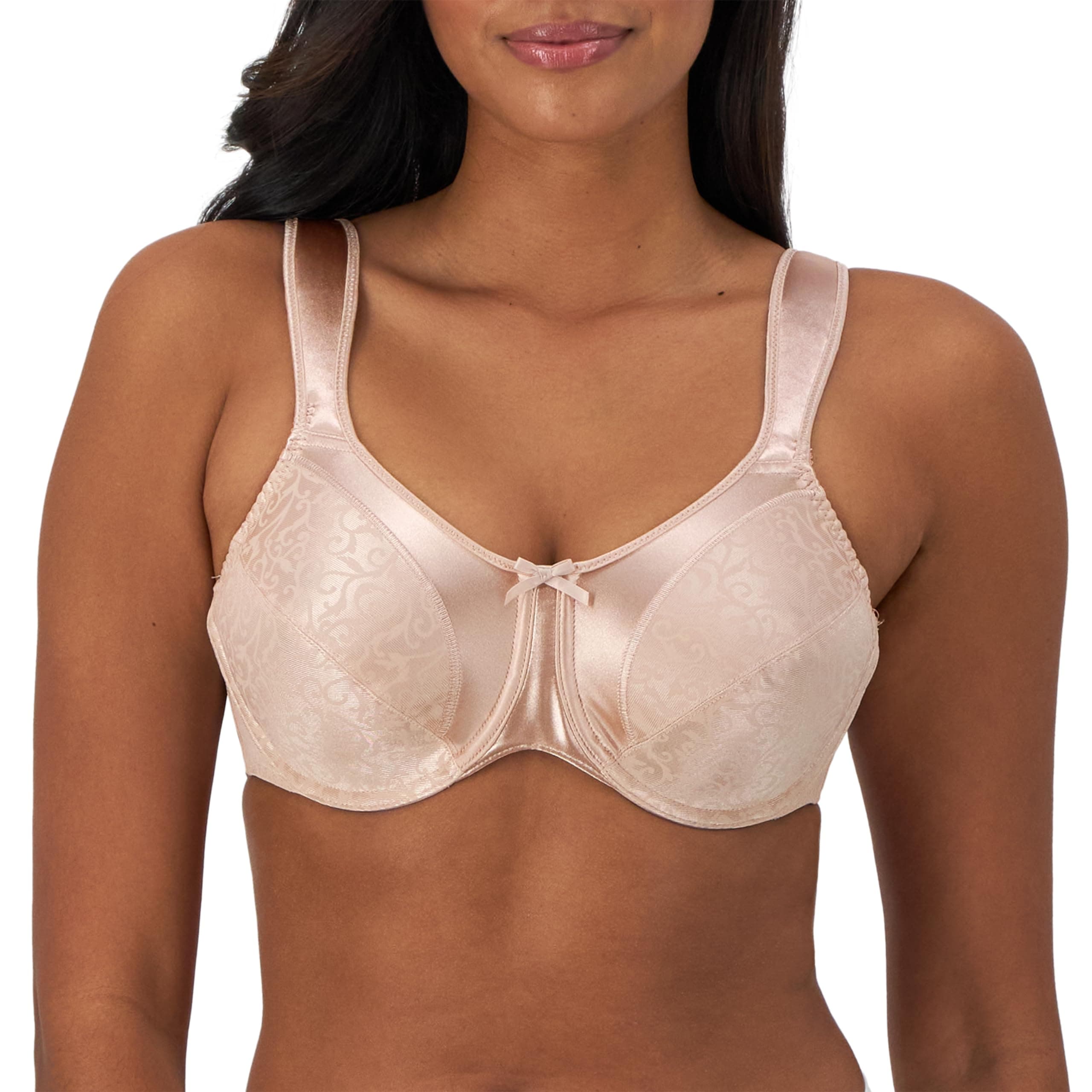 Bali Women's Satin Tracings Minimizer Underwire Bra