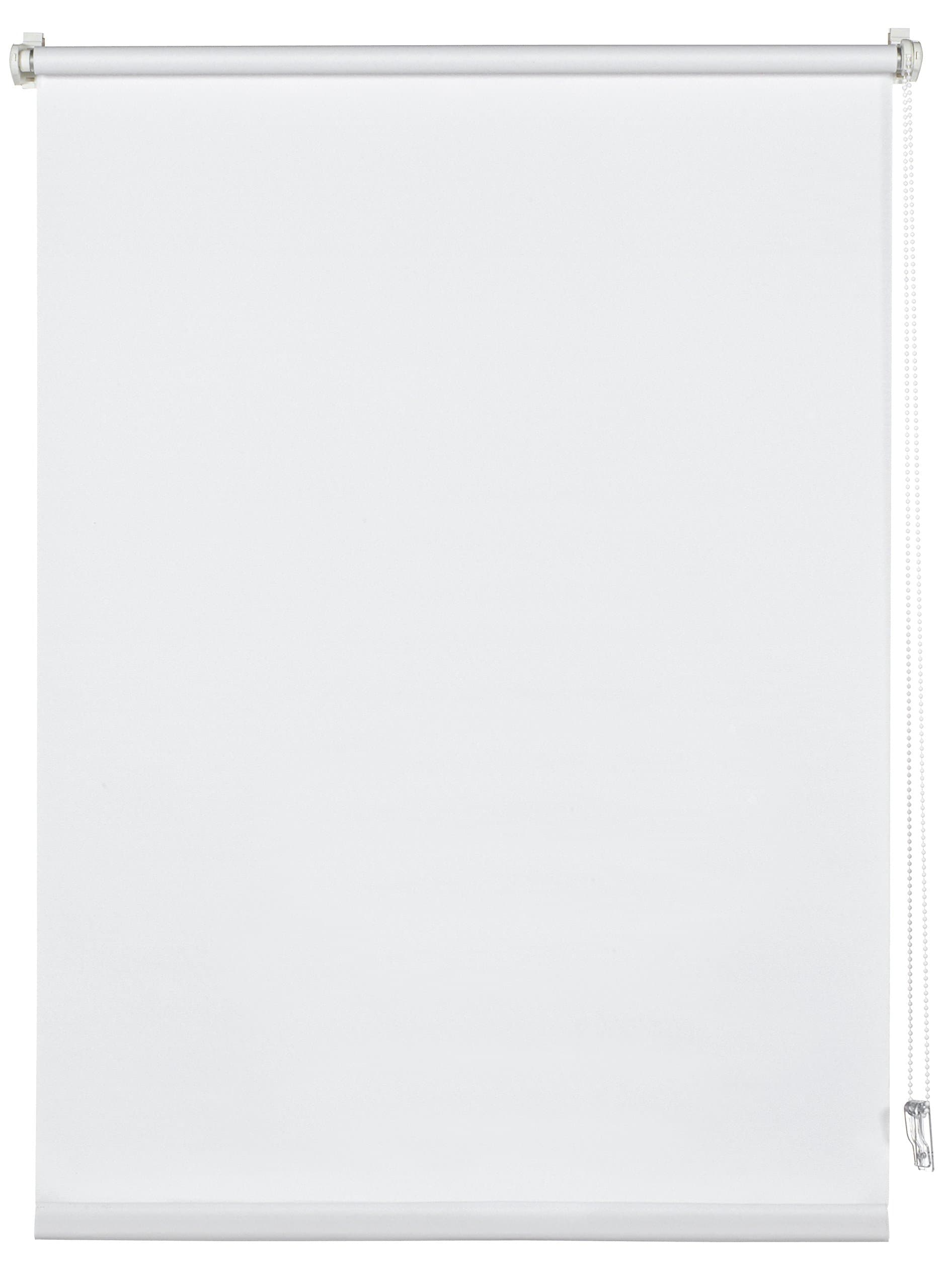 Deco Company Roller Blind for Clamping, Daylight Roller Blind, Opaque, Mounting Kit Included, Single Roller Blind for Clamping, White, 100 x 150 cm (WxH)