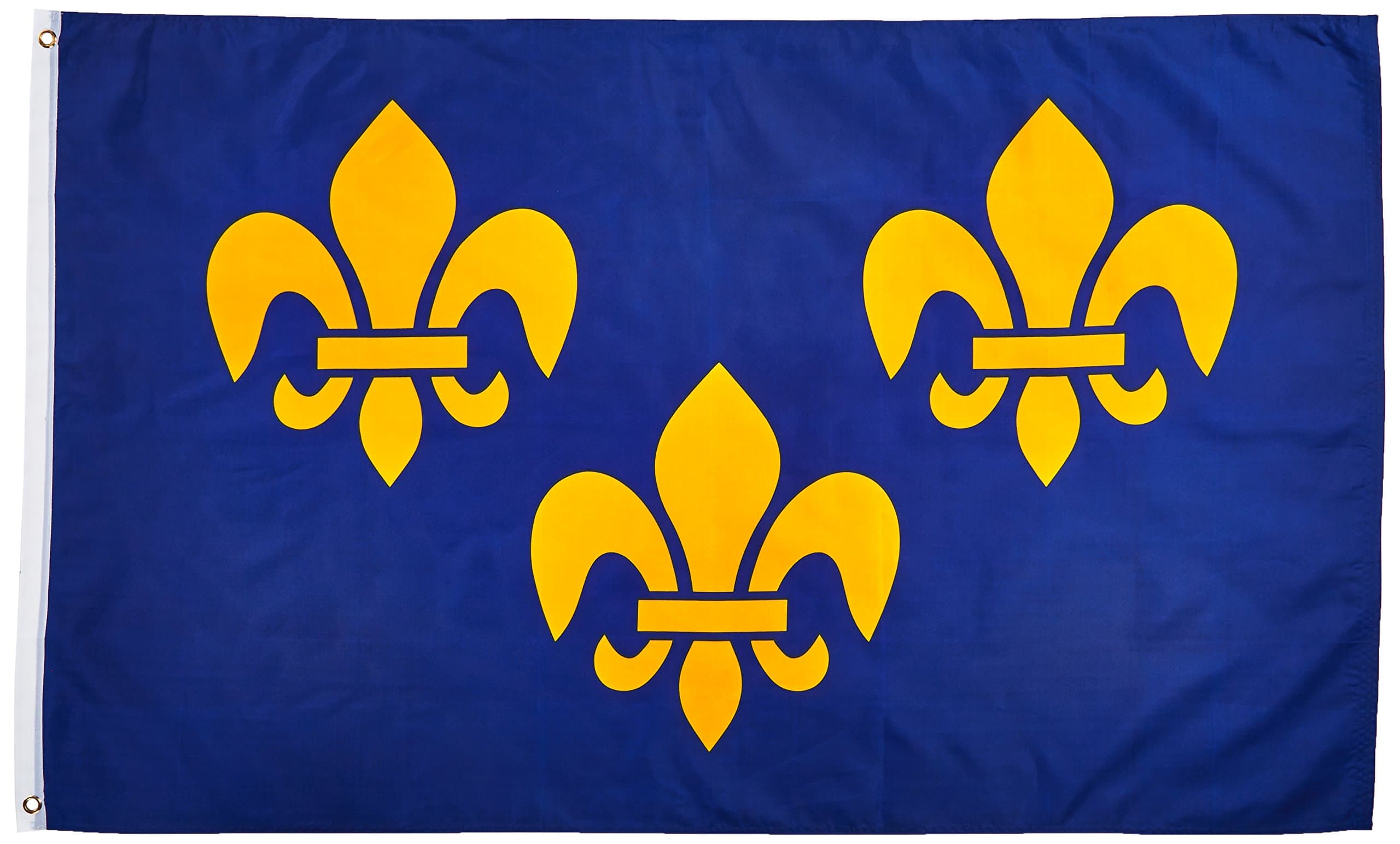 New 3x5 Blue Fleur De Lis Flag 3 x 5 French Banner