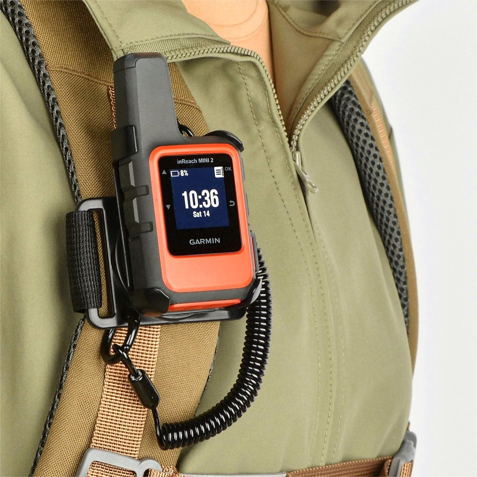 iGuerburn Backpack Tether for Garmin inReach MINI/inReach MINI 2 Handheld GPS - Garmin Backpack Mount Not for Other Models