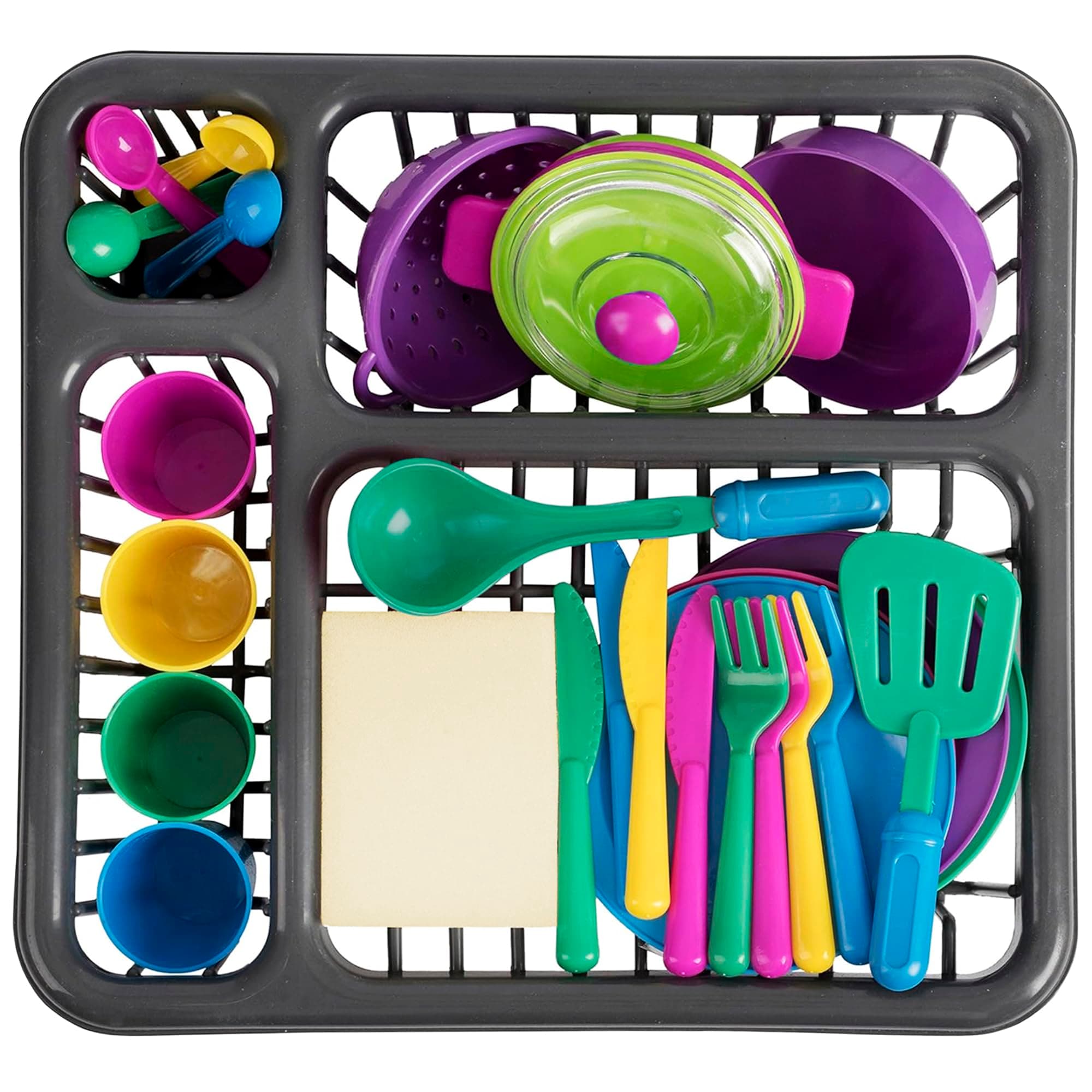 Childrens Durable Kitchen Toys Tableware Dishes Play set (27 Pcs)