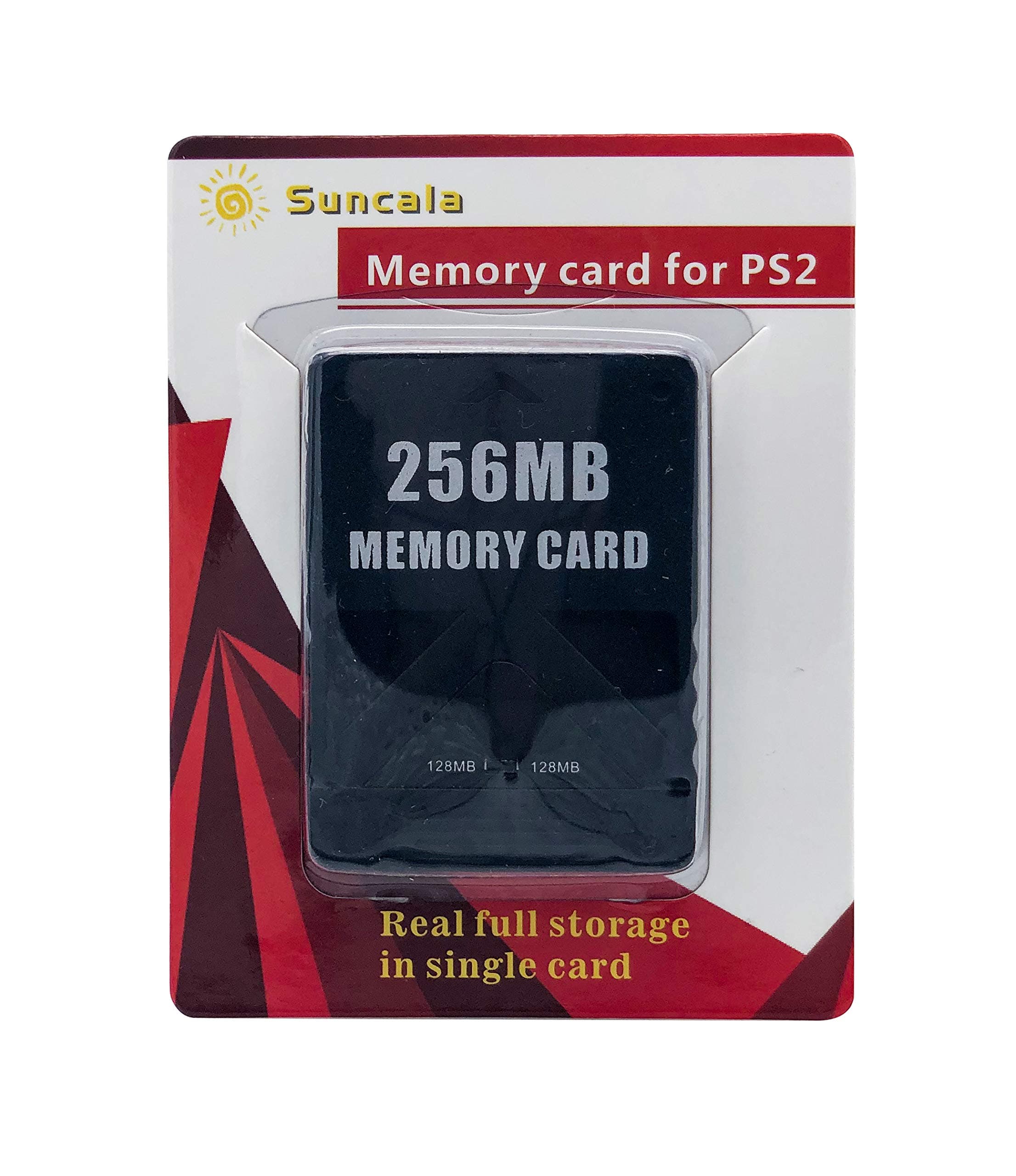 256MB Memory Card for PlayStation 2, High Speed Memory Card for Sony PS2-1 Pack