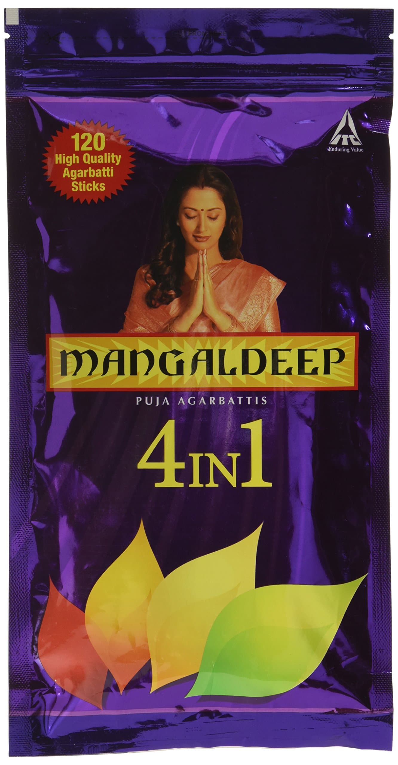 4 in 1 Agarbatti Ziplock - 120 Sticks