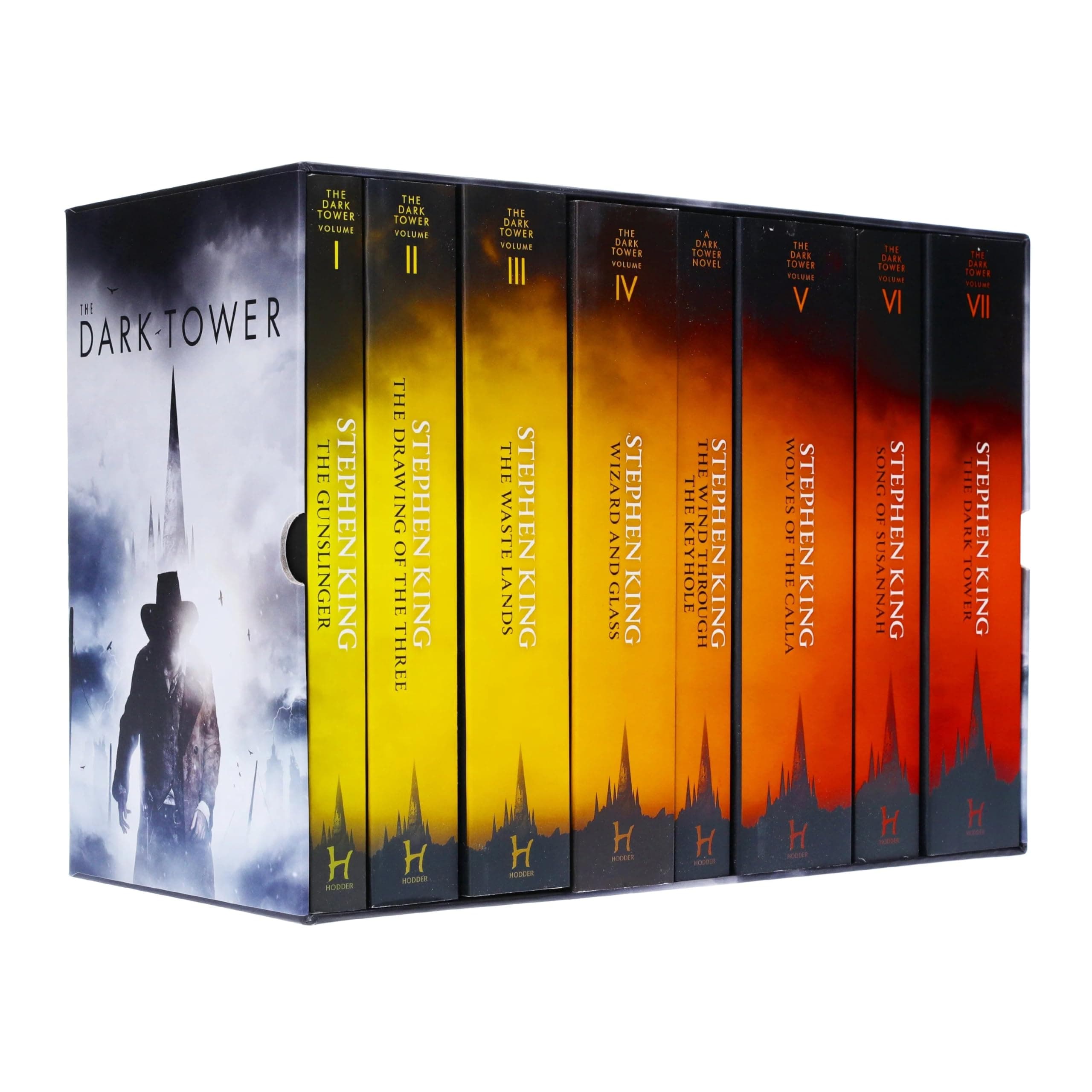 The Dark Tower Series Complete 8 Books Collection Box Set by Stephen King (Gunslinger, Waste Lands, Wizard and Glass, Wolves of the Calla & MORE!)