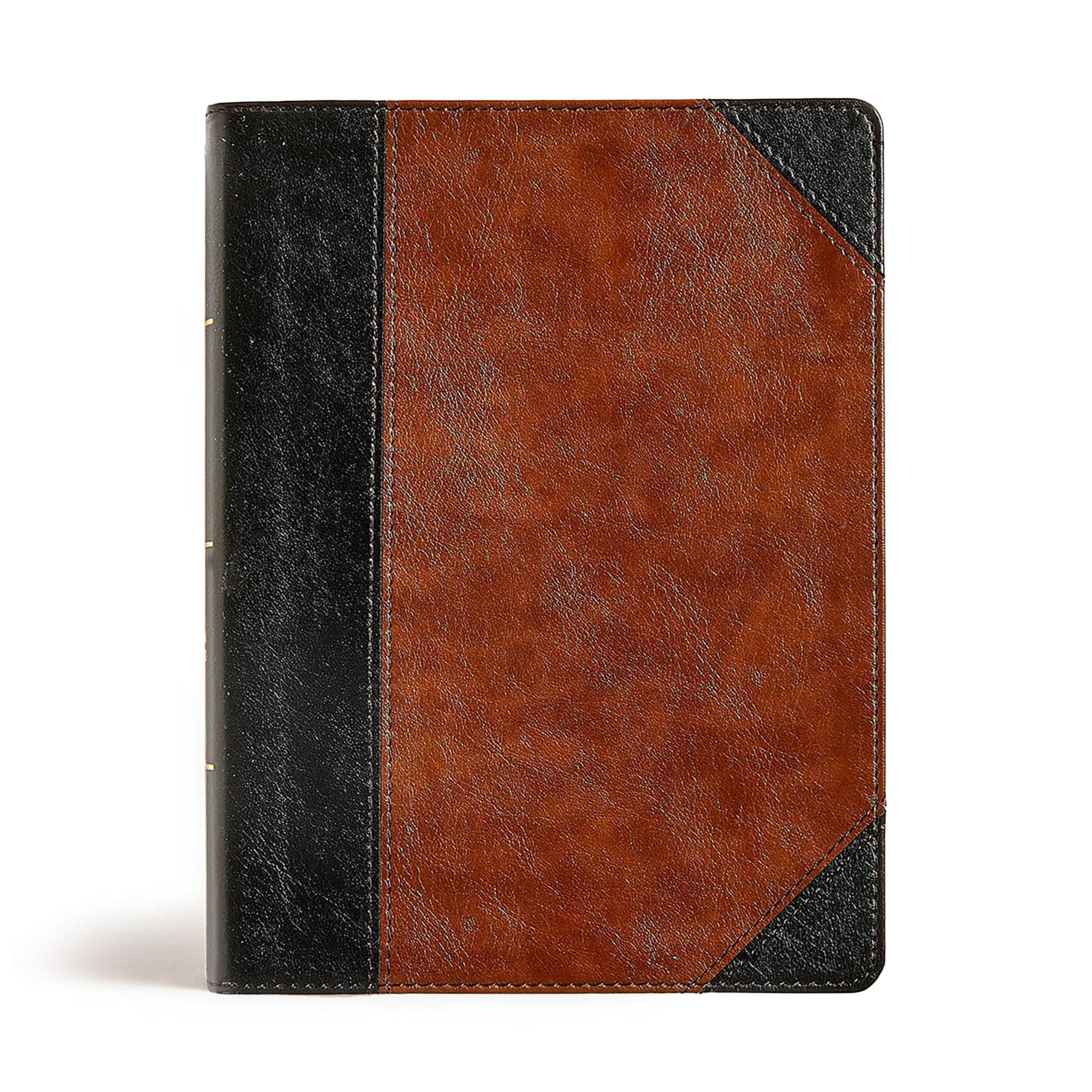 CSB Tony Evans Study Bible, Black/Brown LeatherTouch, Black Letter, Study Notes and Commentary, Articles, Videos, Charts, Easy-to-Read Bible Serif Type