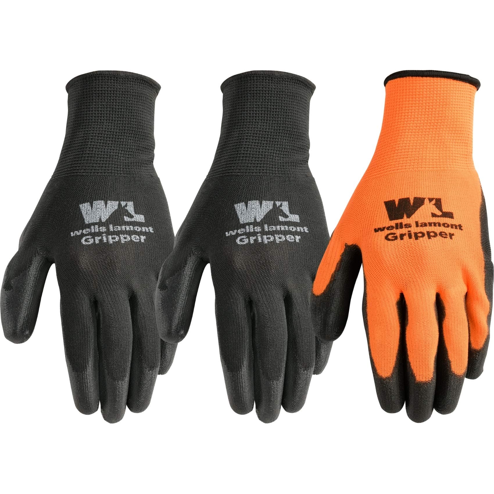 3 Pack PU Coated Work Gloves
