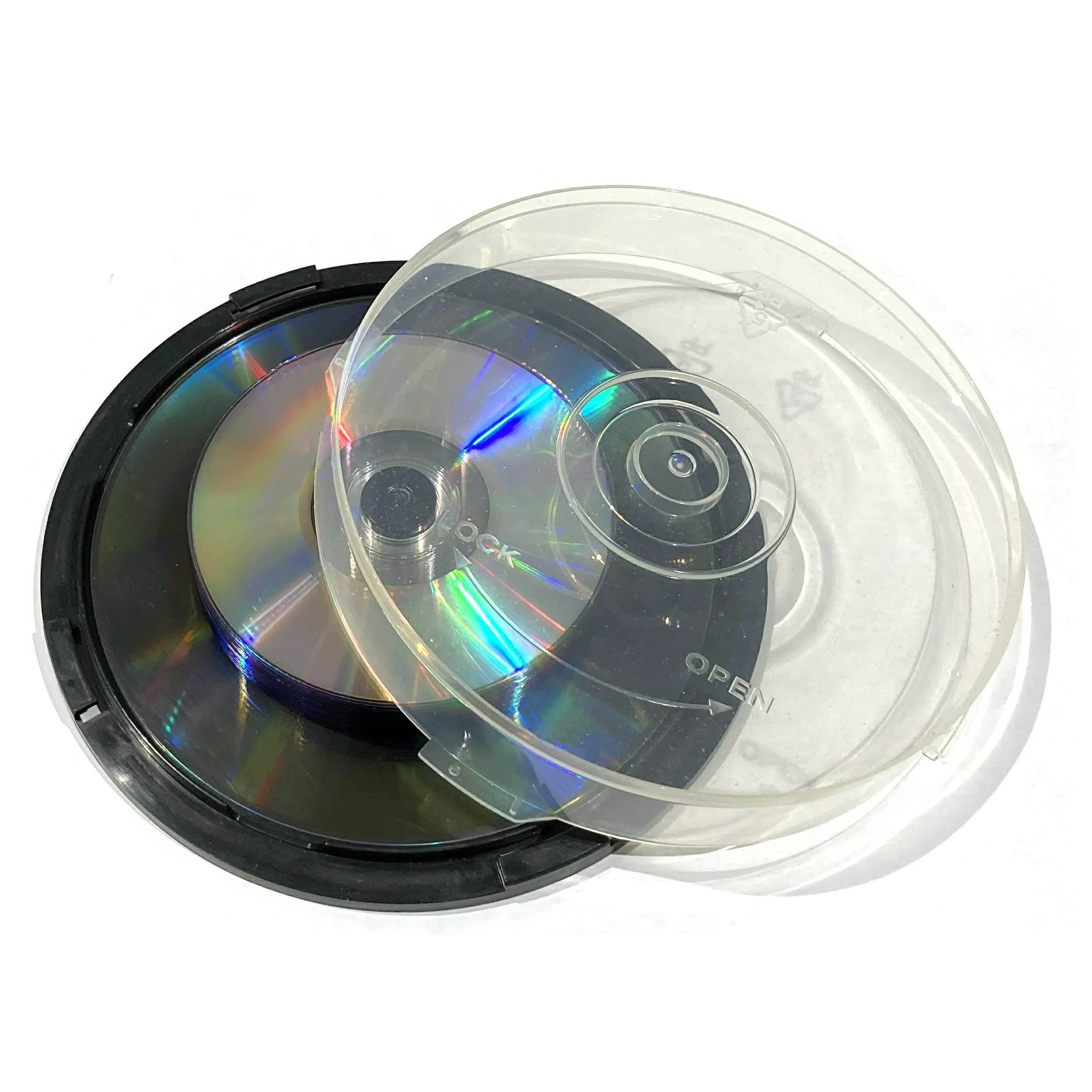 10 8cm Mini Blank DVD-R Discs with Shiney Silver Surface (Media Code TDK TTG01) Ideal for Mini DVD Camcorders