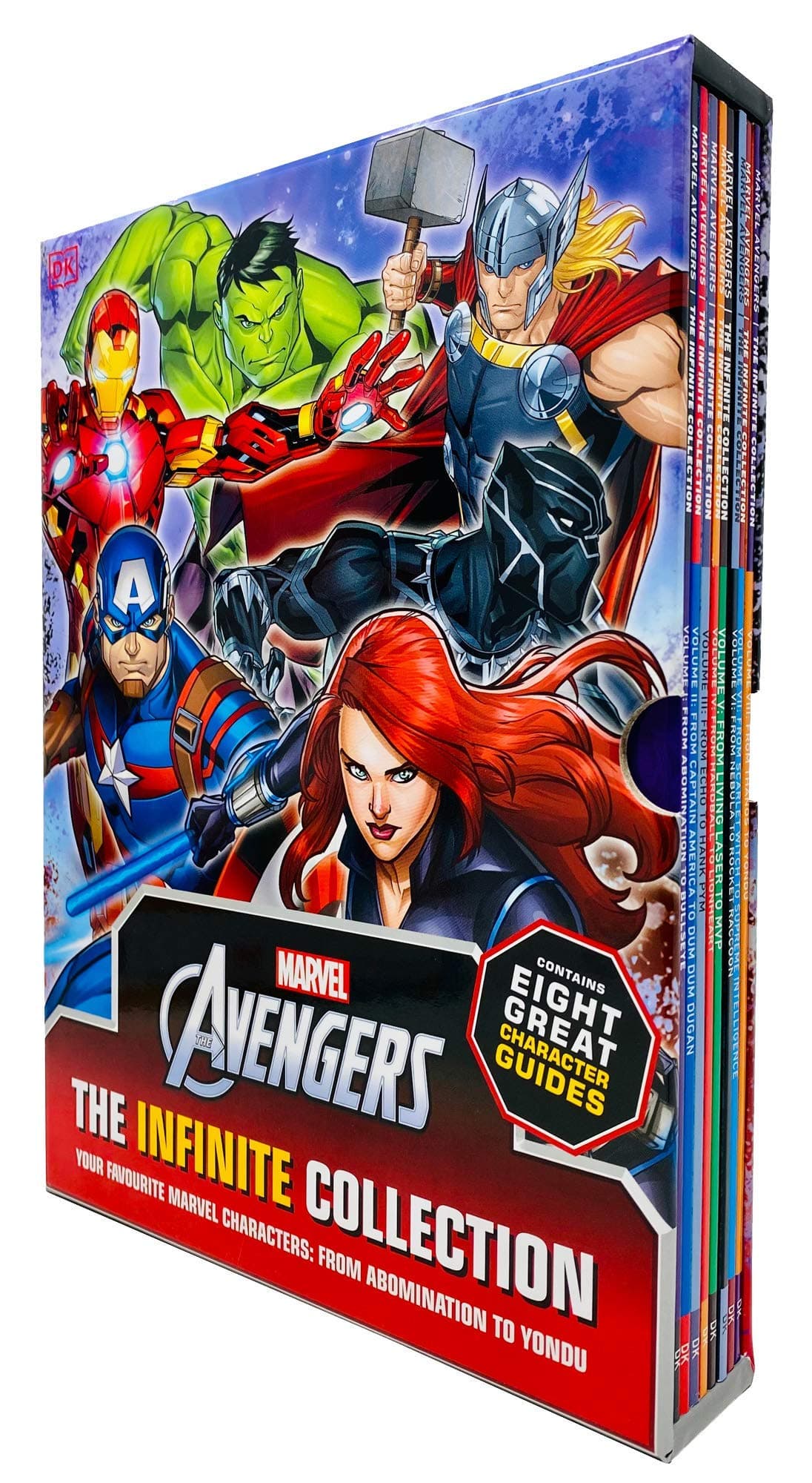 Marvel The Avengers The Infinite Collection Character Guides Volume 1 - 8 Books Collection Box Set