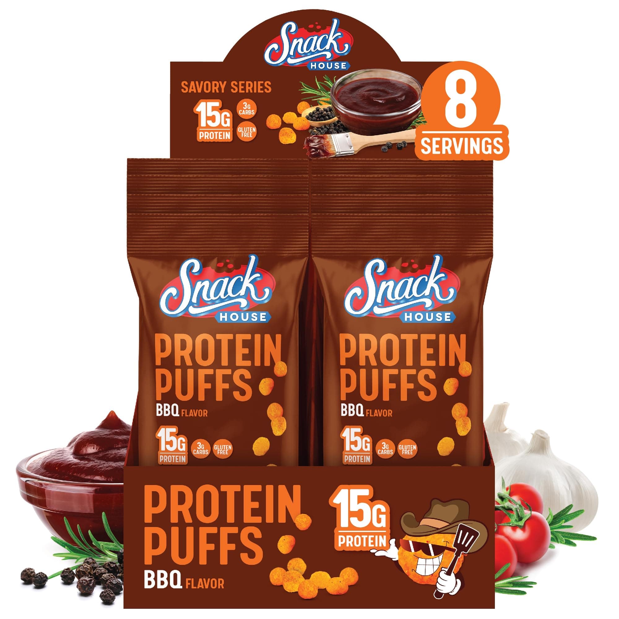 Snack House Keto Puffs BBQ