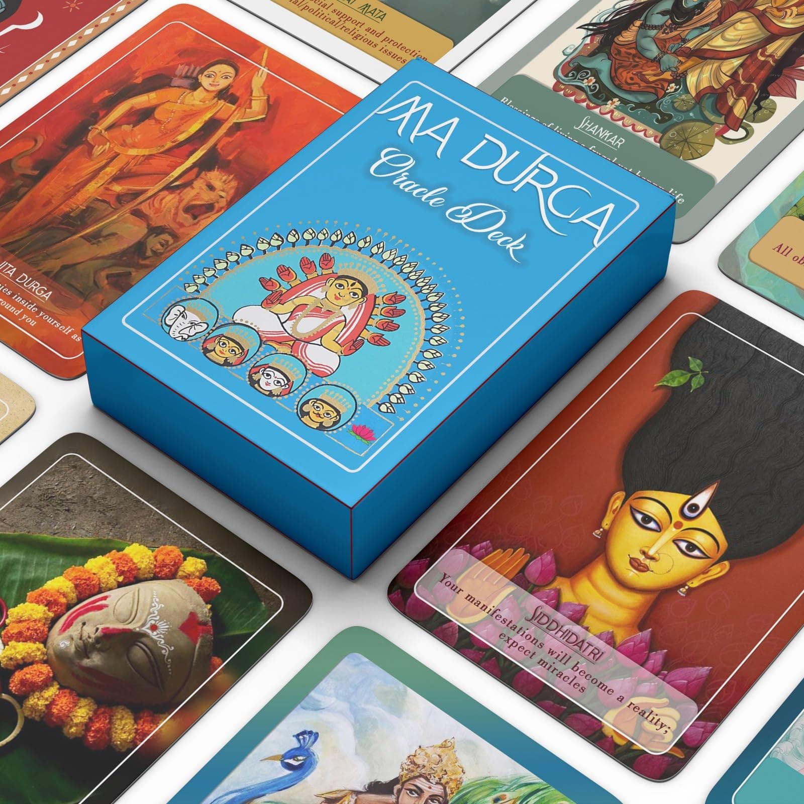 Ma Durga Oracle Deck | Blessings of Sree Sree Durga | Pack of 22 Cards