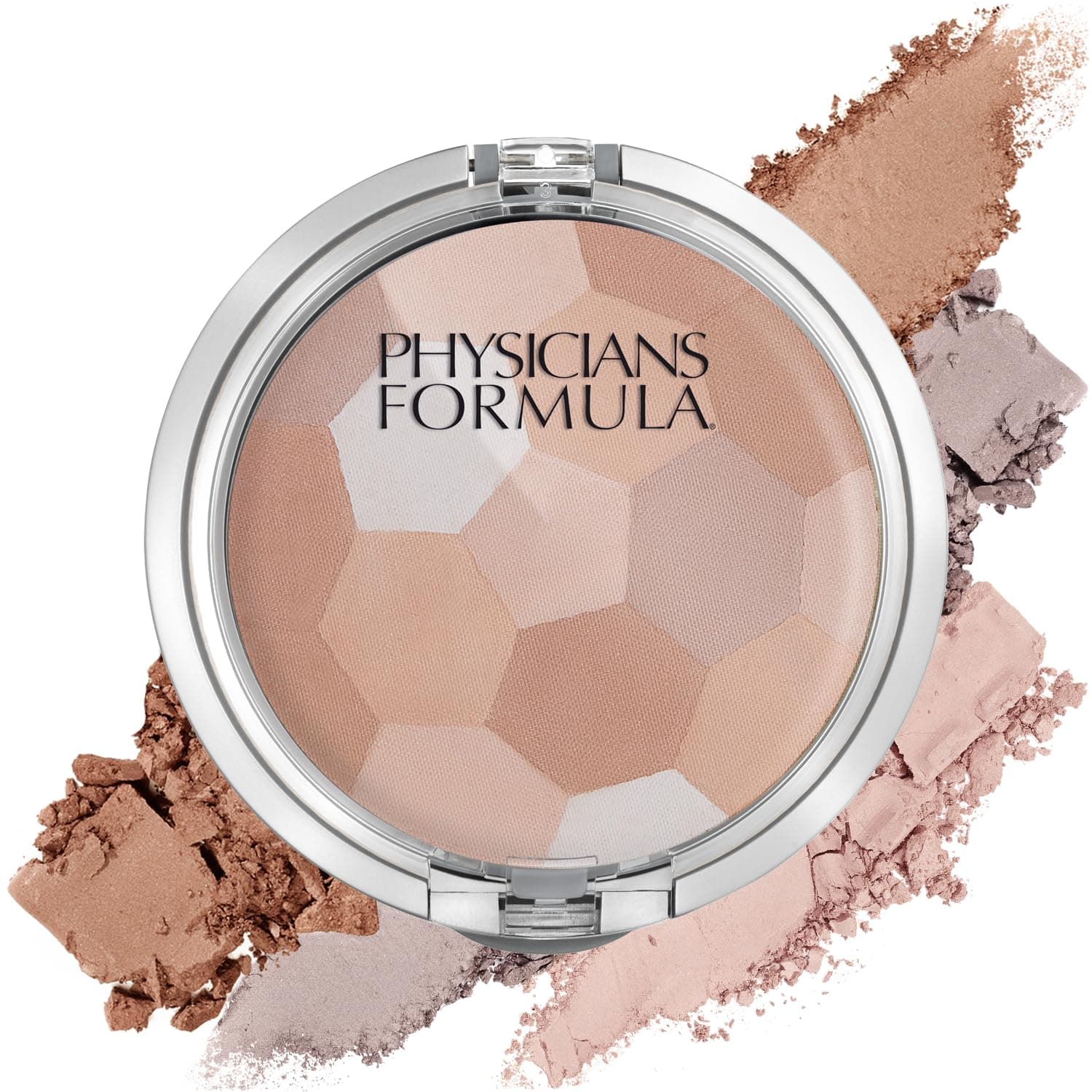 Setting Powder Palette Multi-Colored Pressed Setting Powder Translucent Makeup, Natural Coverage