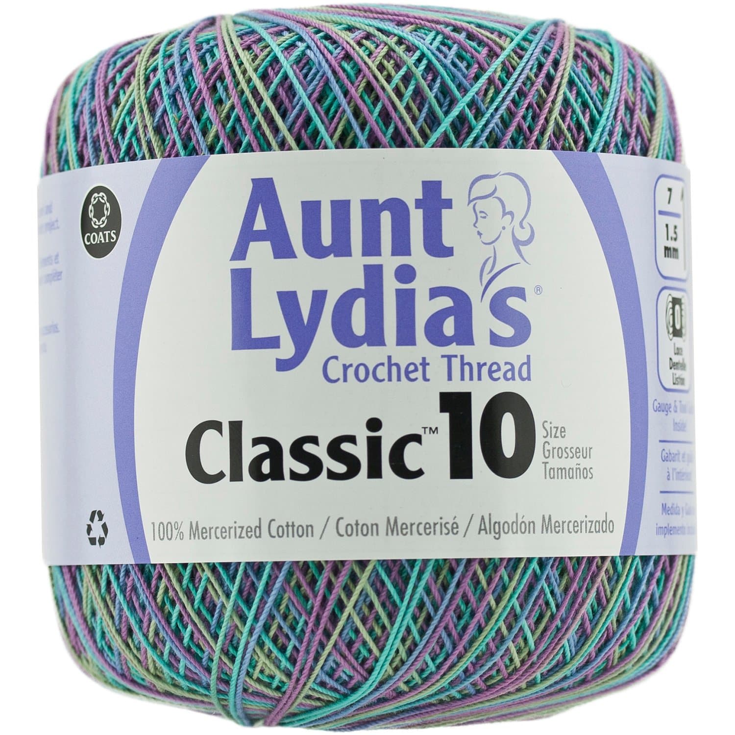 Aunt Lydia'S Classic Crochet Thread Size 10-Monet