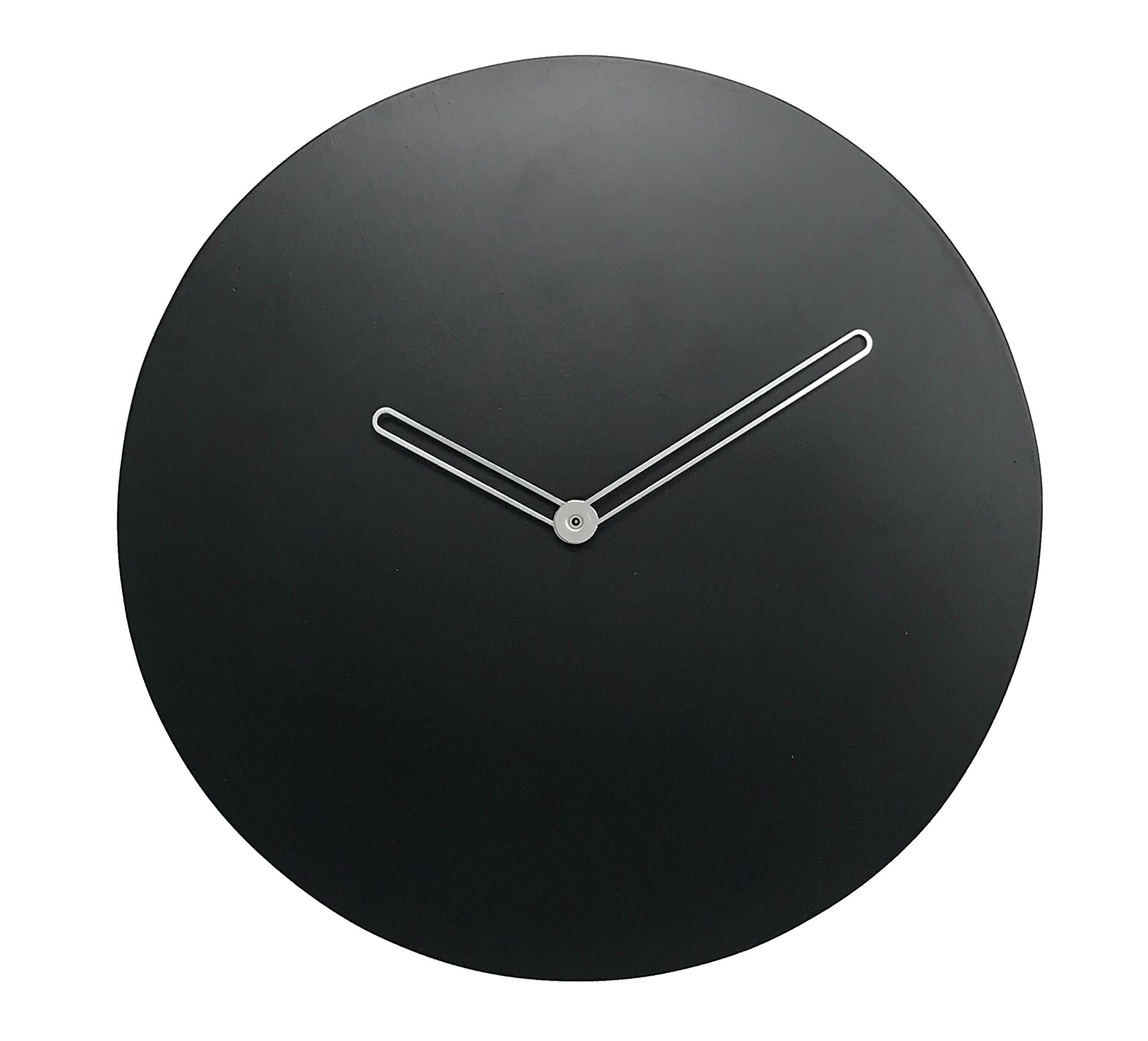 Crimson Knot Minimalistic Wall Clock - Black (9.5 in)