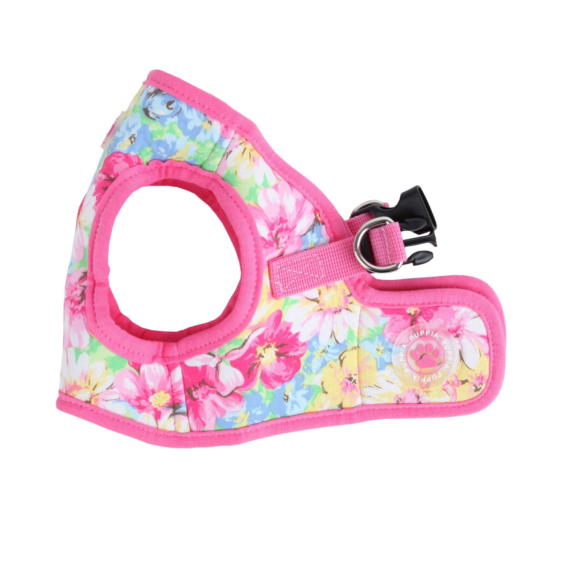 Puppia Authentic Spring Garden Harness B, Pink, X-Small