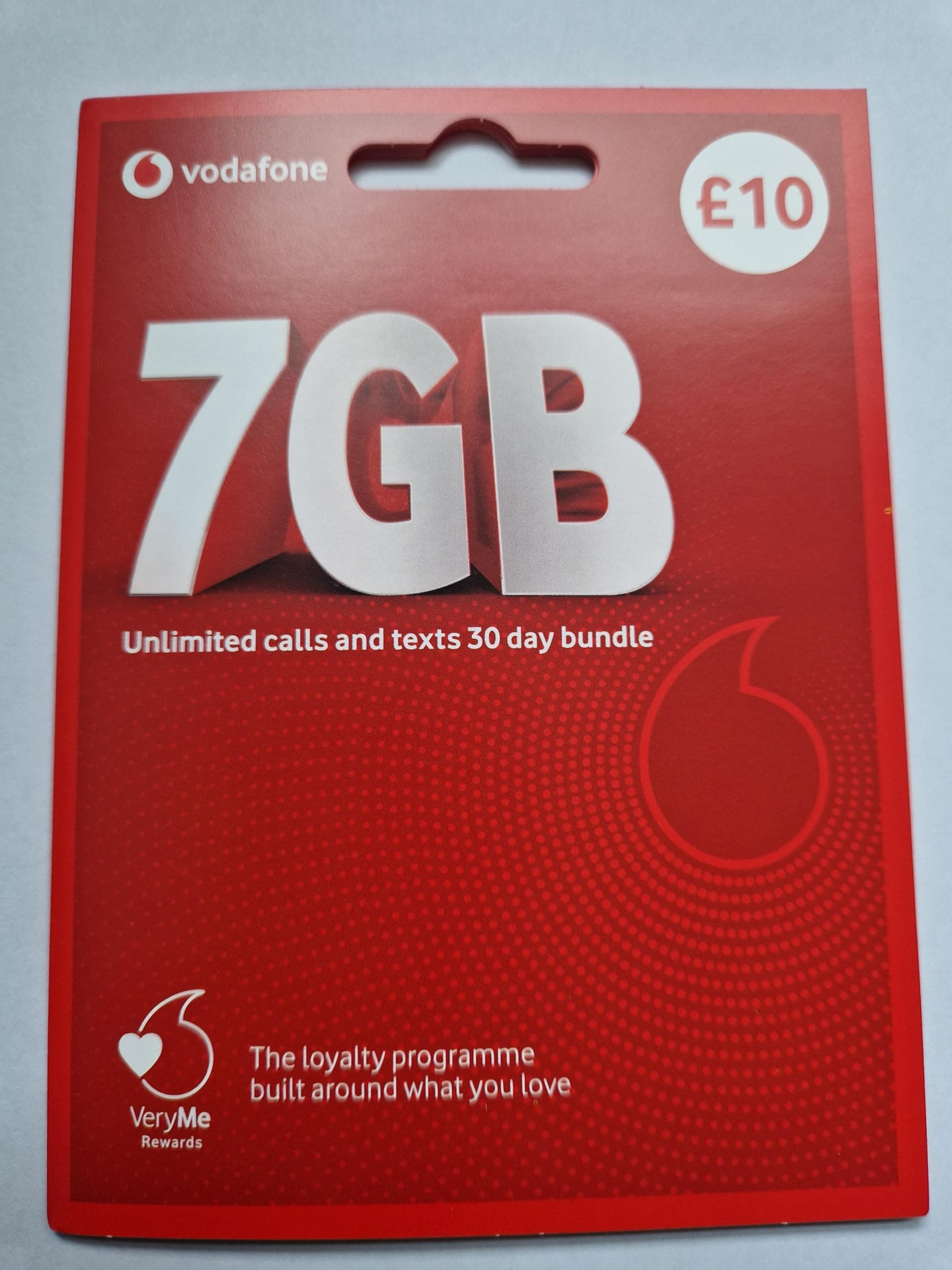 Vodafone UK 2G 3G 4G 5G Multi Size SIM Card - Pay As You Go. Standard/Micro/Nano