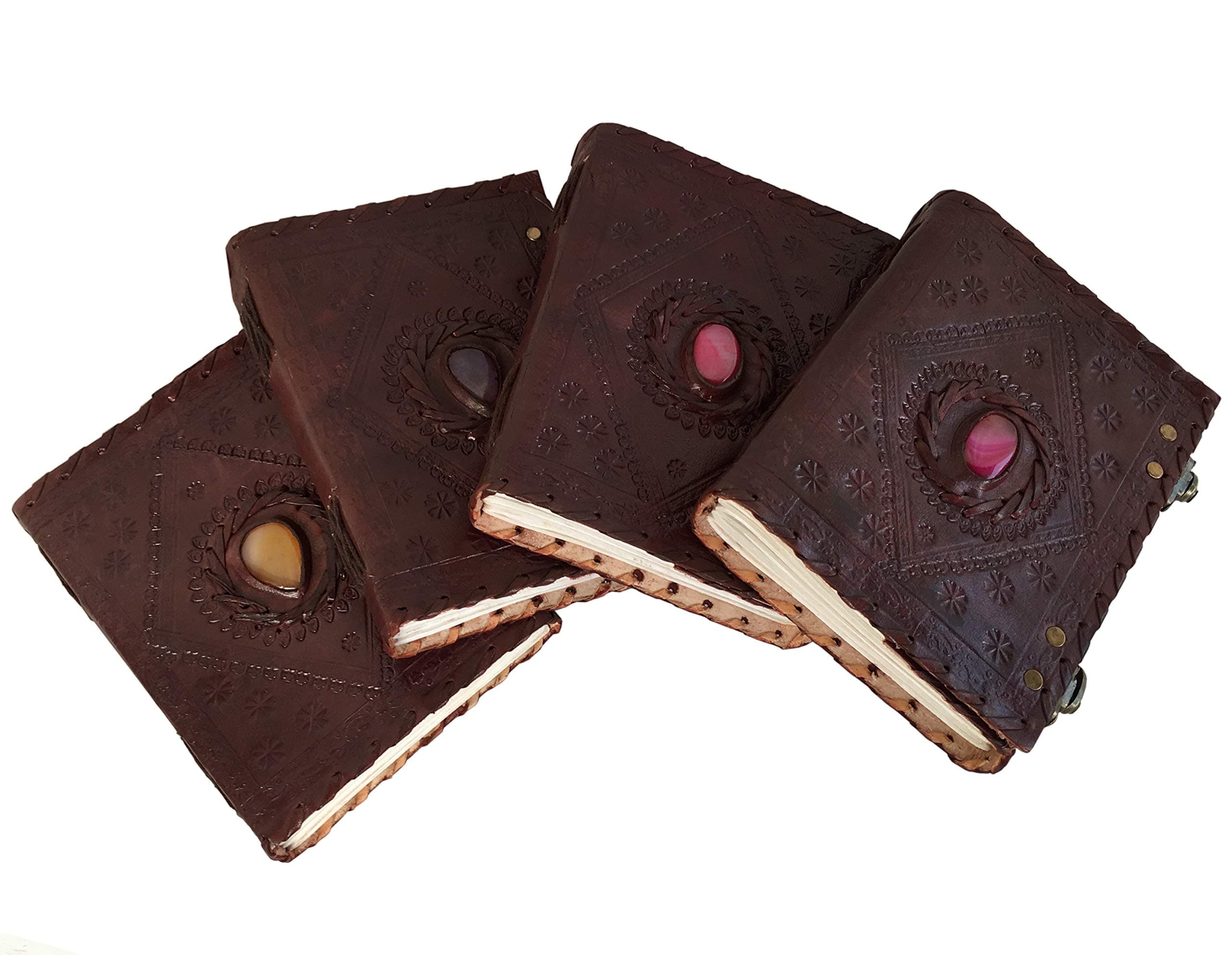 Leather Stone Journal | Leather Journal Stone | Leather Stone Blank Book | Leather Sketchbook Stone | Leather Travel Diary | Leather Stone Diary | Handmade Leather Journal | Leather Vintage Journal