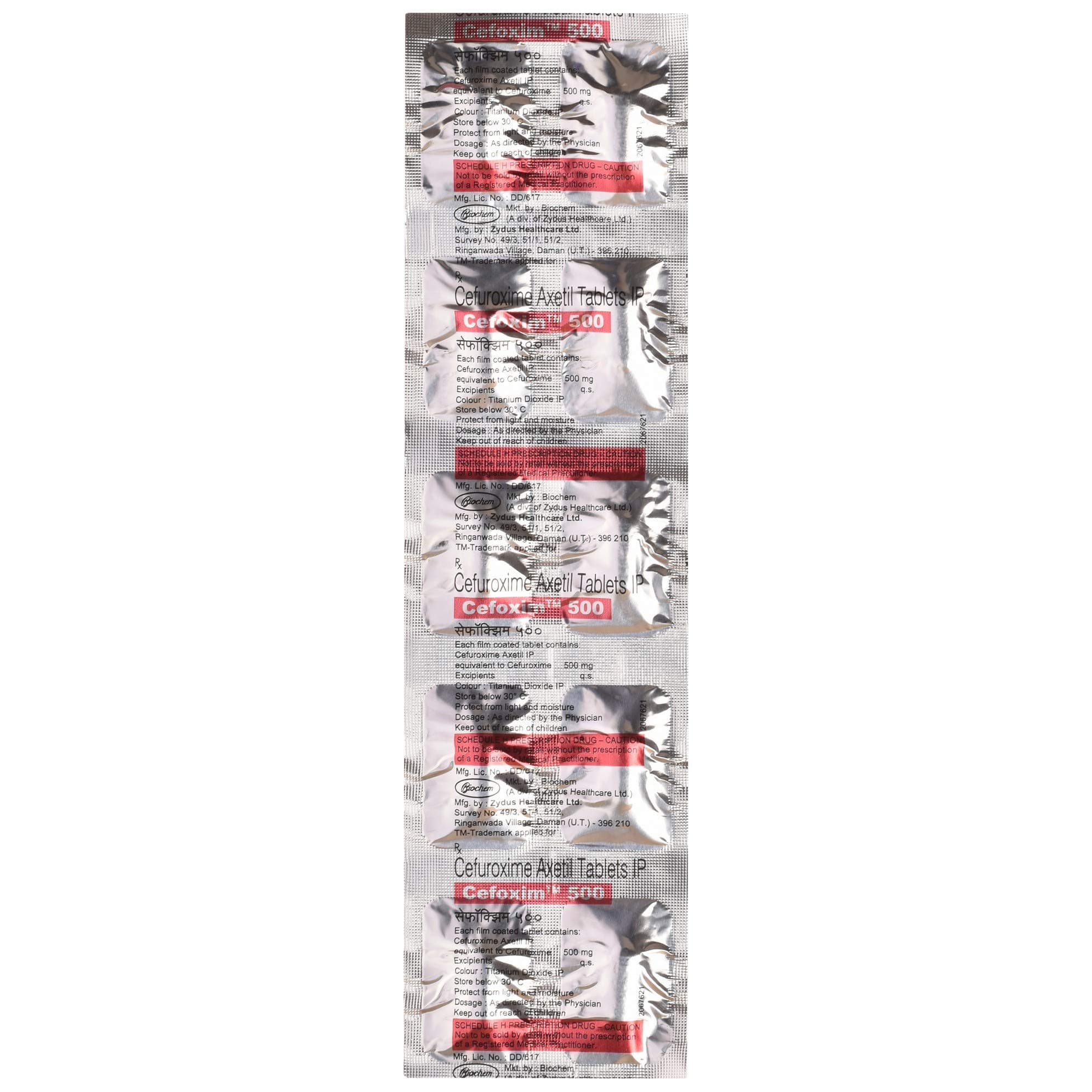 Cefoxim 500 - Strip of 10 Tablets