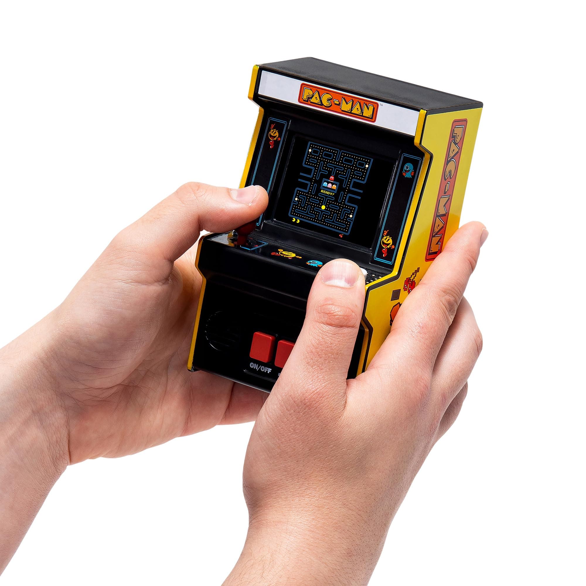 Retro Mini Arcade Game, Full Color Screen, Classic Handheld Electronic Game Console, 90s Toy, Great Gift for Kids 8+, Pac-Man