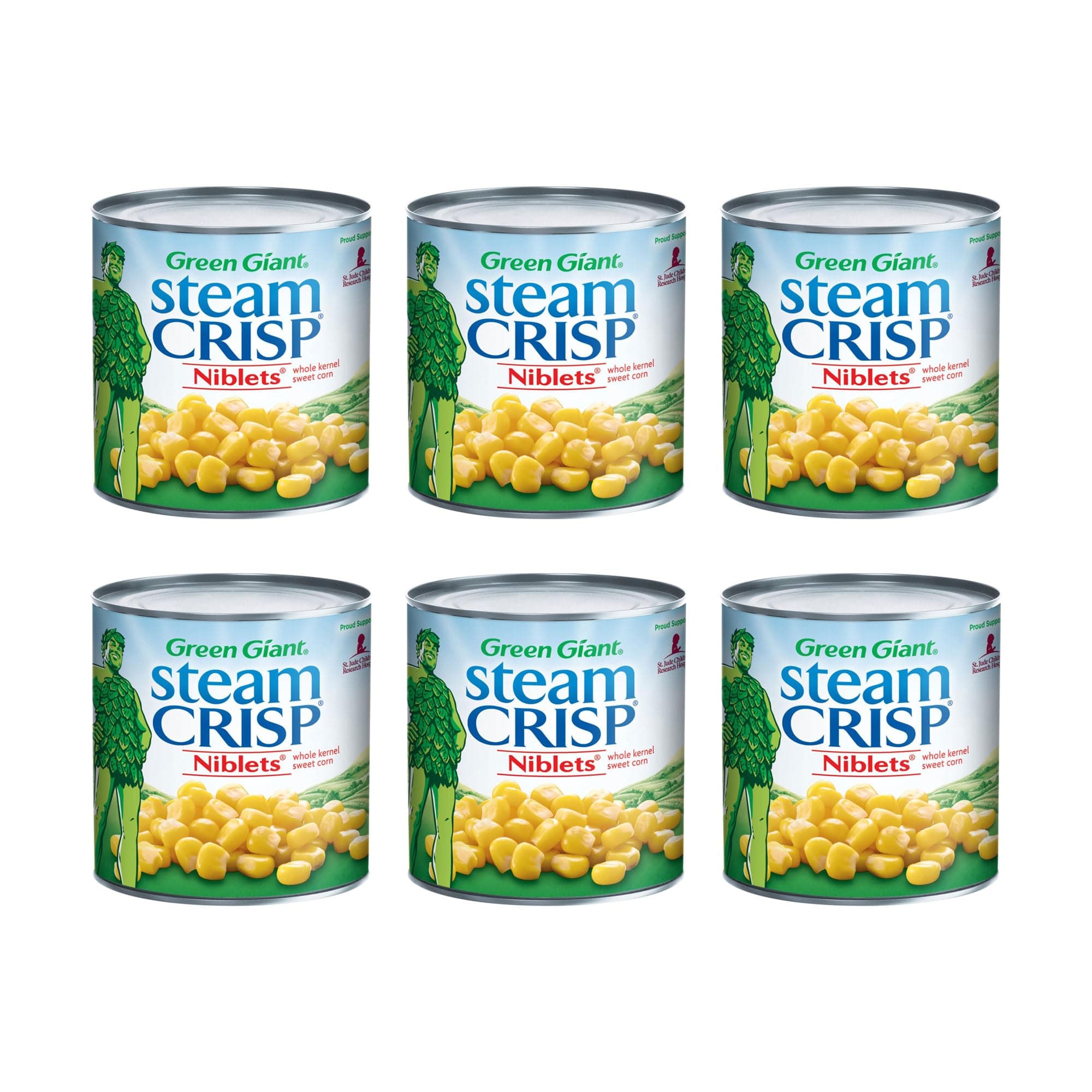 Green Giant, Niblets, Whole Kernel Sweet Corn, 11oz Can (Pack of 6)
