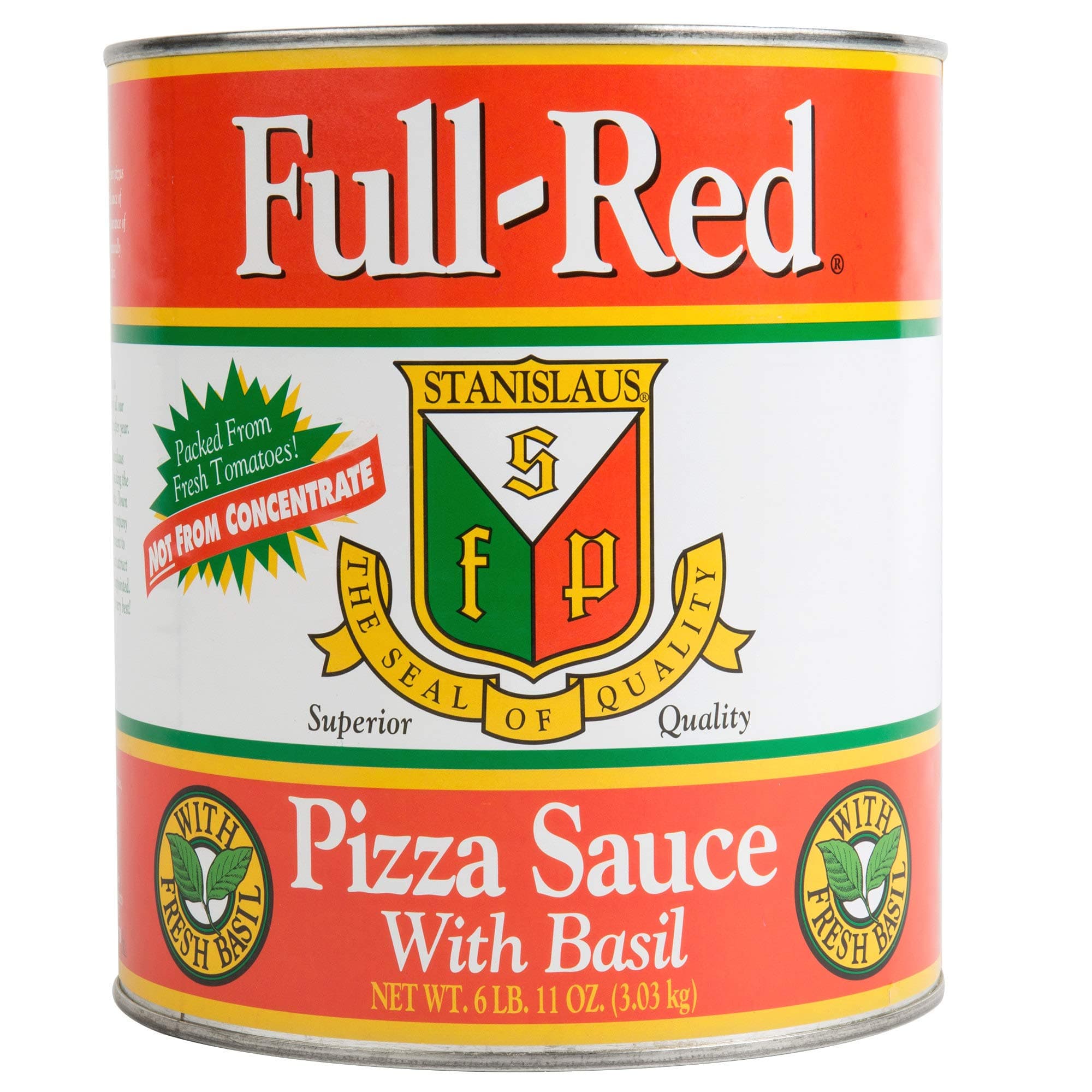 Stanislaus Full Red Pizza Sauce with Basil #10