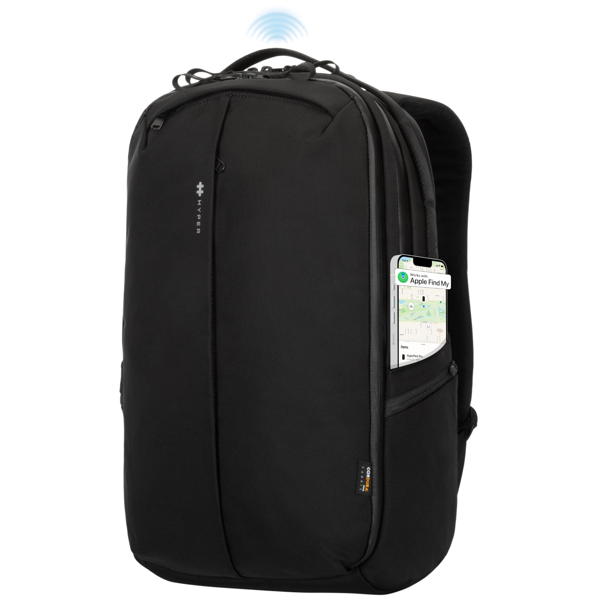 HyperPack Travel Backpack, Black, Large, Hyperpack Pro