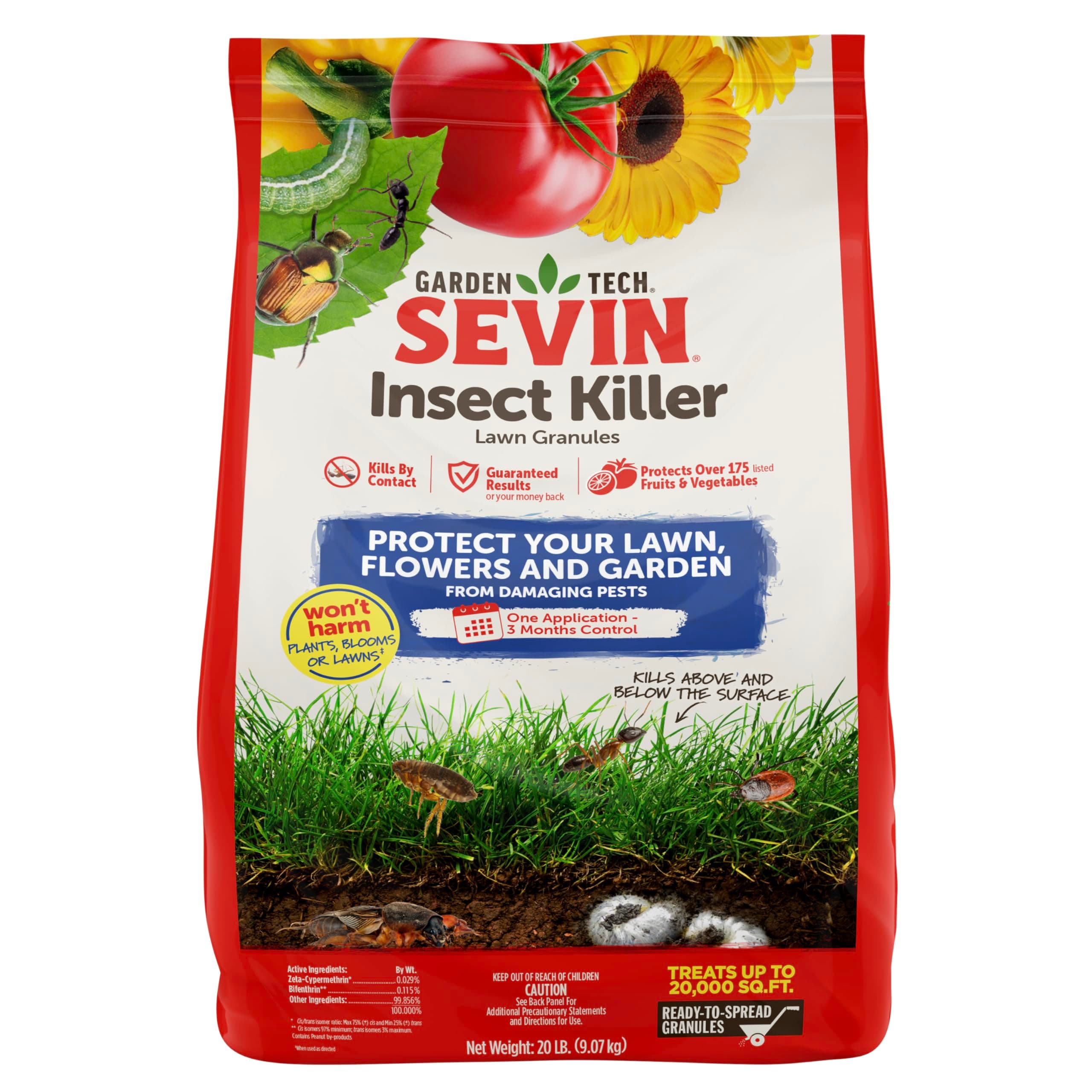 Sevin 100530129 Multi Purpose Insect Killer Granules, Ready-to-use, 20, No Size, Plain