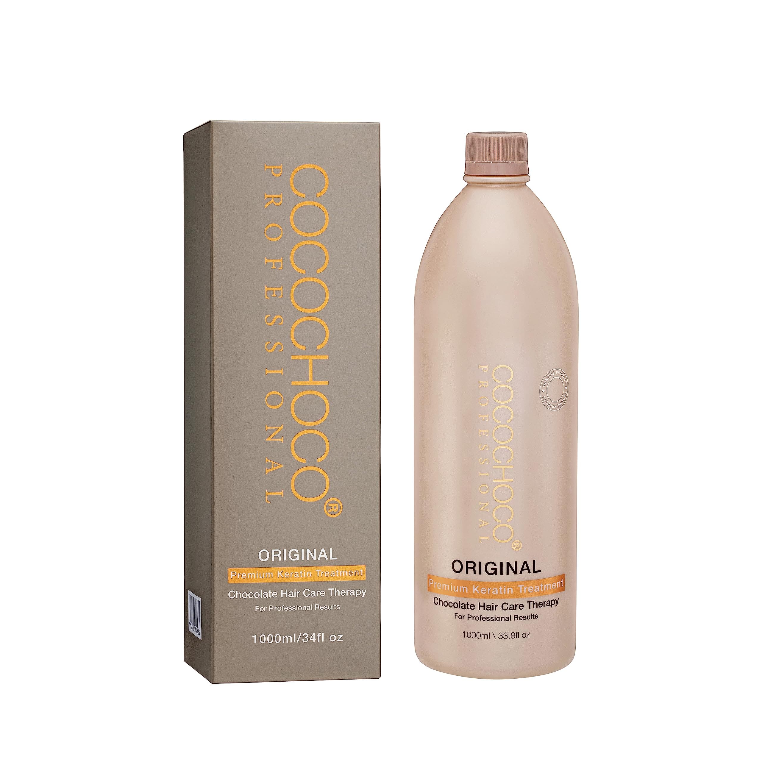 COCOCHOCO Premium Keratin Treatment 35 Fl Oz Chocolate Stain Hair Care Therapy