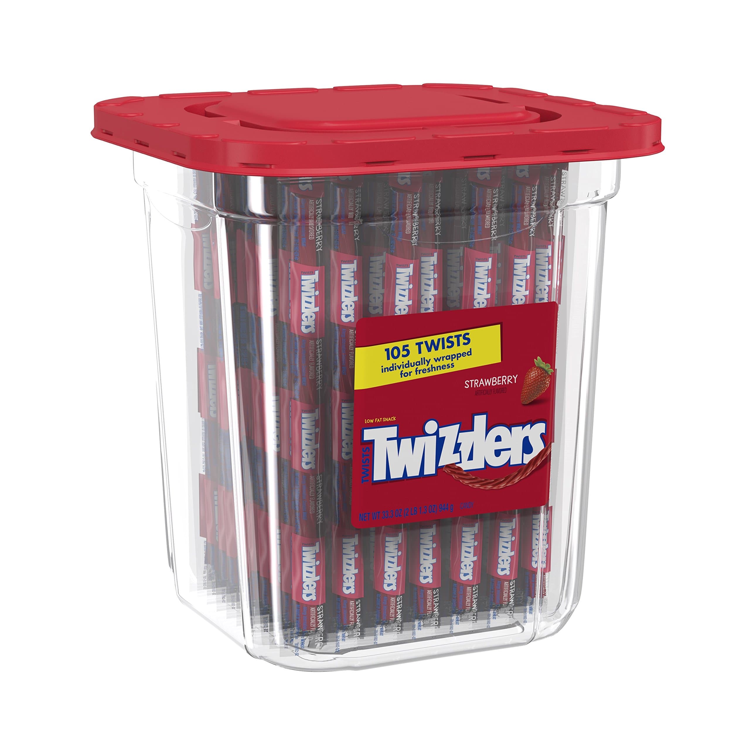 Twizzlers Licorice Candy, Strawberry, 105 Count