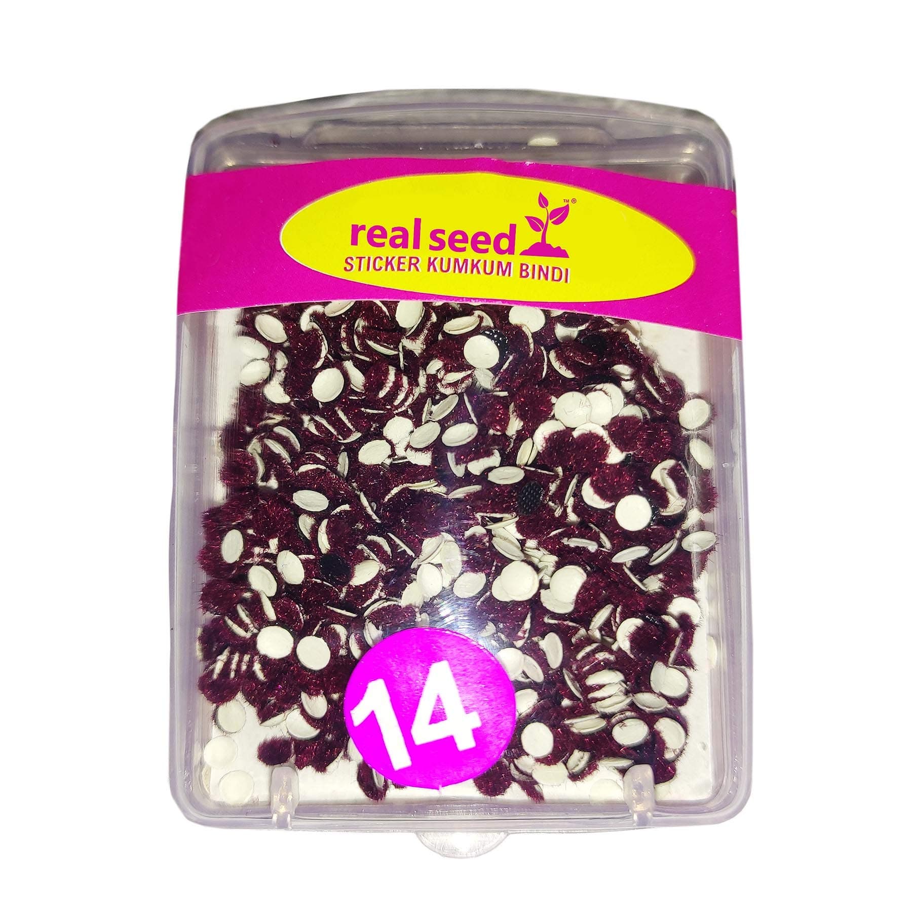 Daily Use Small Size Bindi/Tikali Combo Pack For Women/Girls (Bindi Size : 1.5) Color - Coke