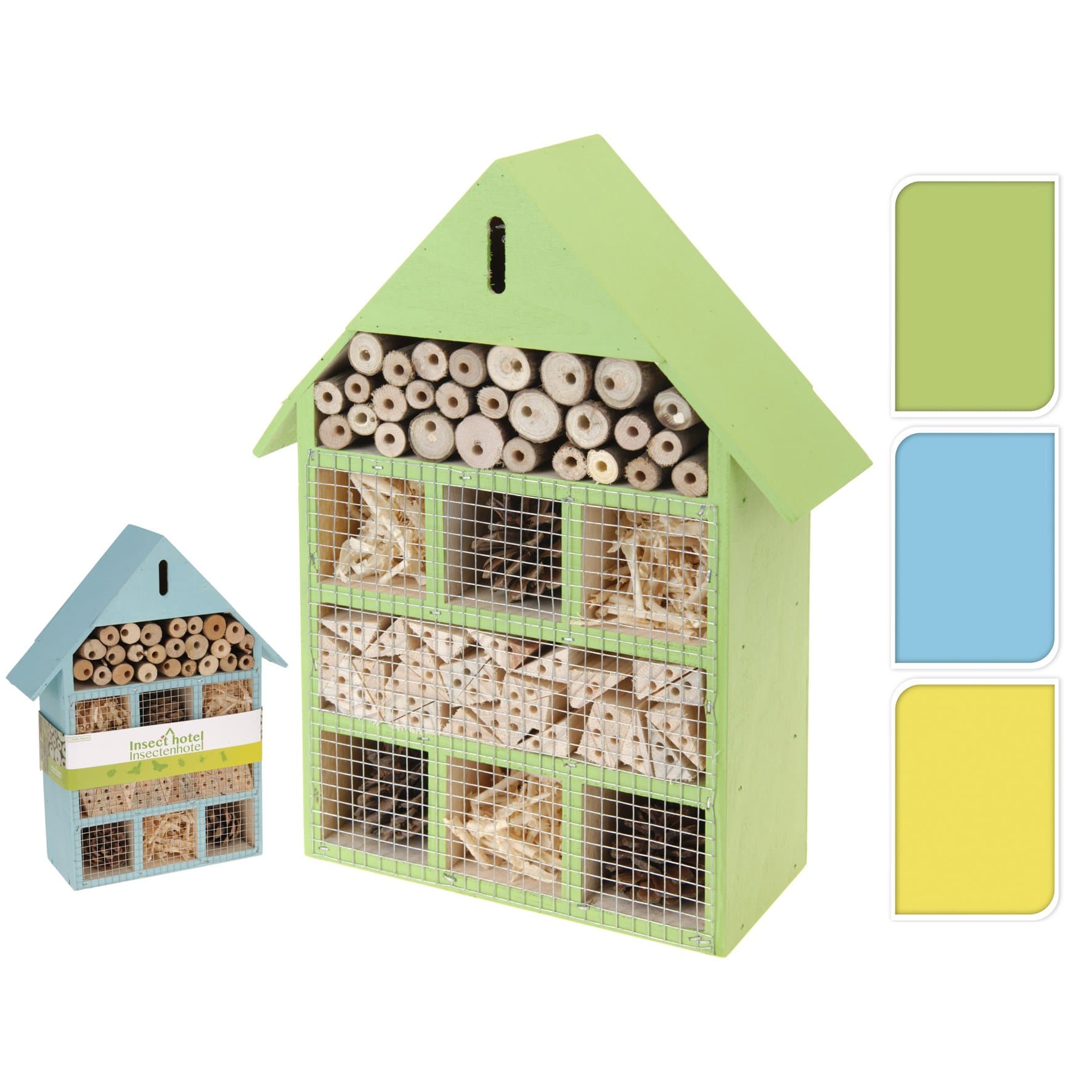 30X23X8 CM Insect Hotel Nesting Box Wild Bees Bee Insect Hotel