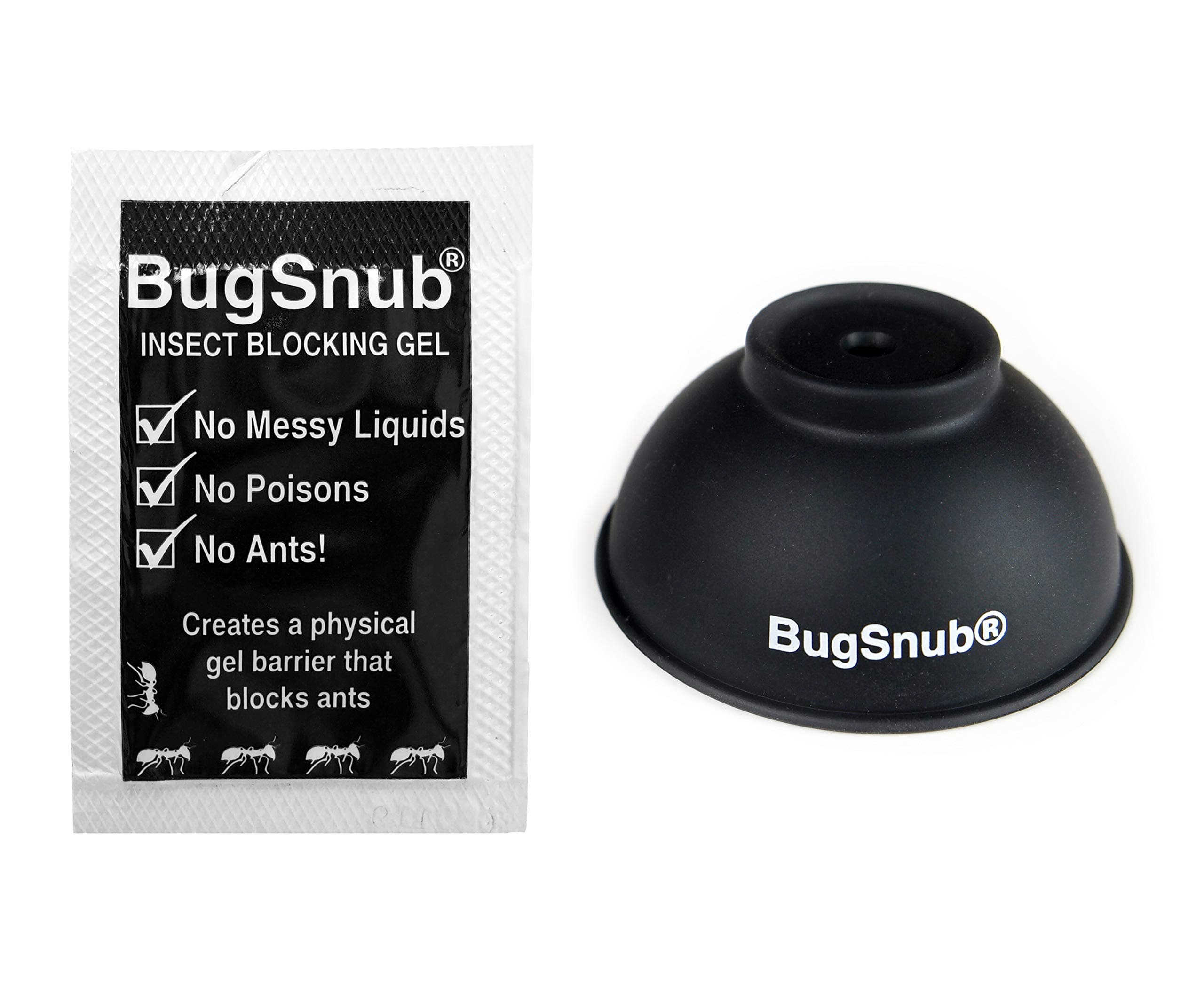 BugSnub Shepherd's Hook Ant Guard (1-Pack) - Hummingbird Moat Free Crawling Insect Protection