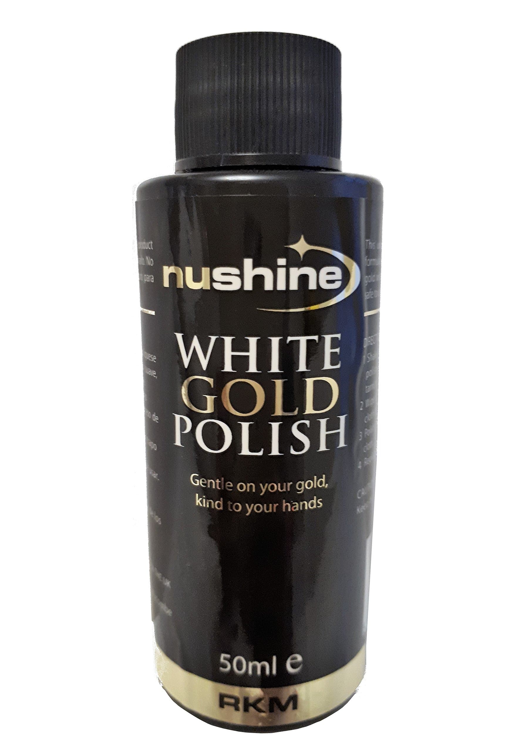 Nushine White Gold Polish 50ml White Gold Cleaner- eco-friendly formulation