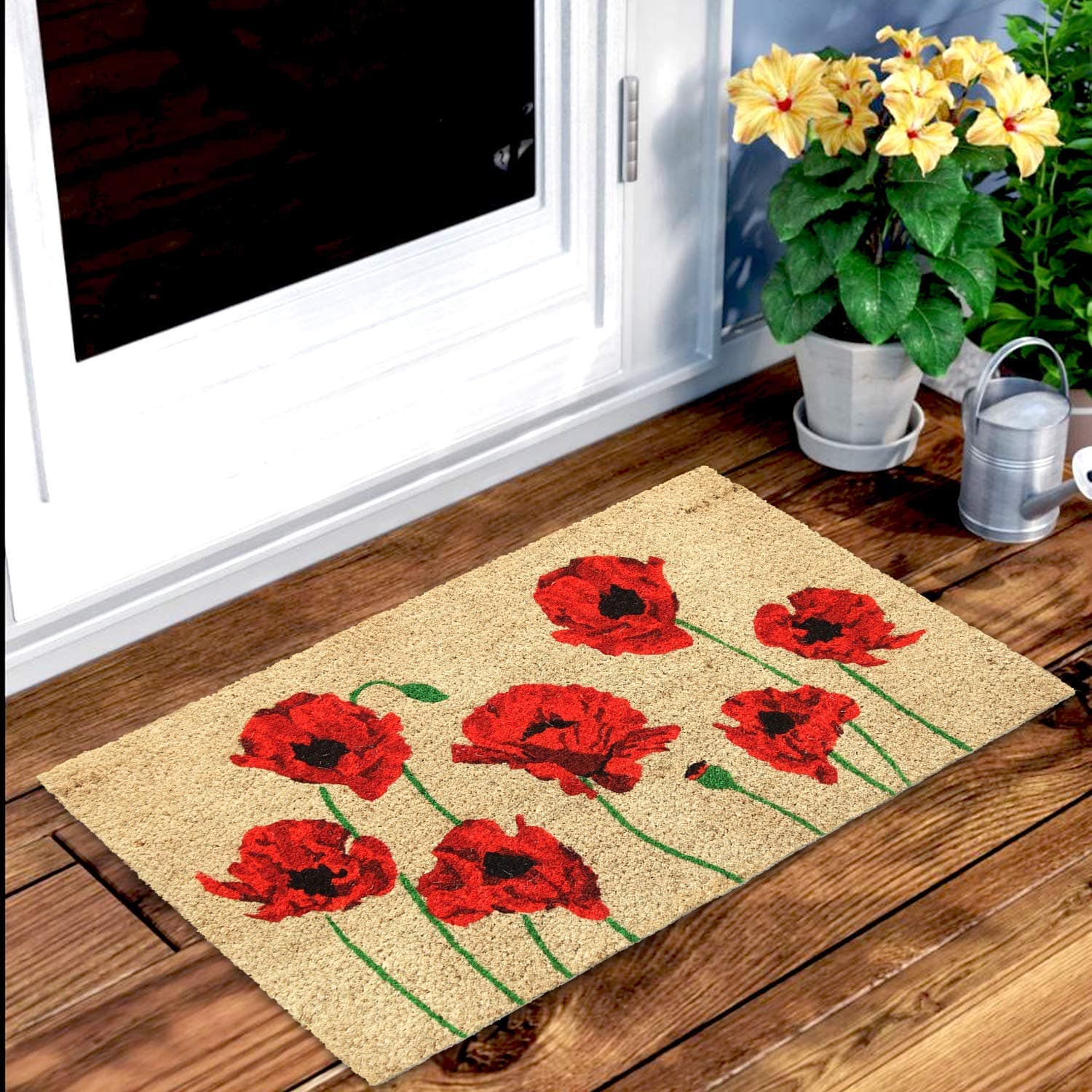 Onlymat Printed Doormat (Multicolour, Coir, 45 cm x 75 cm)
