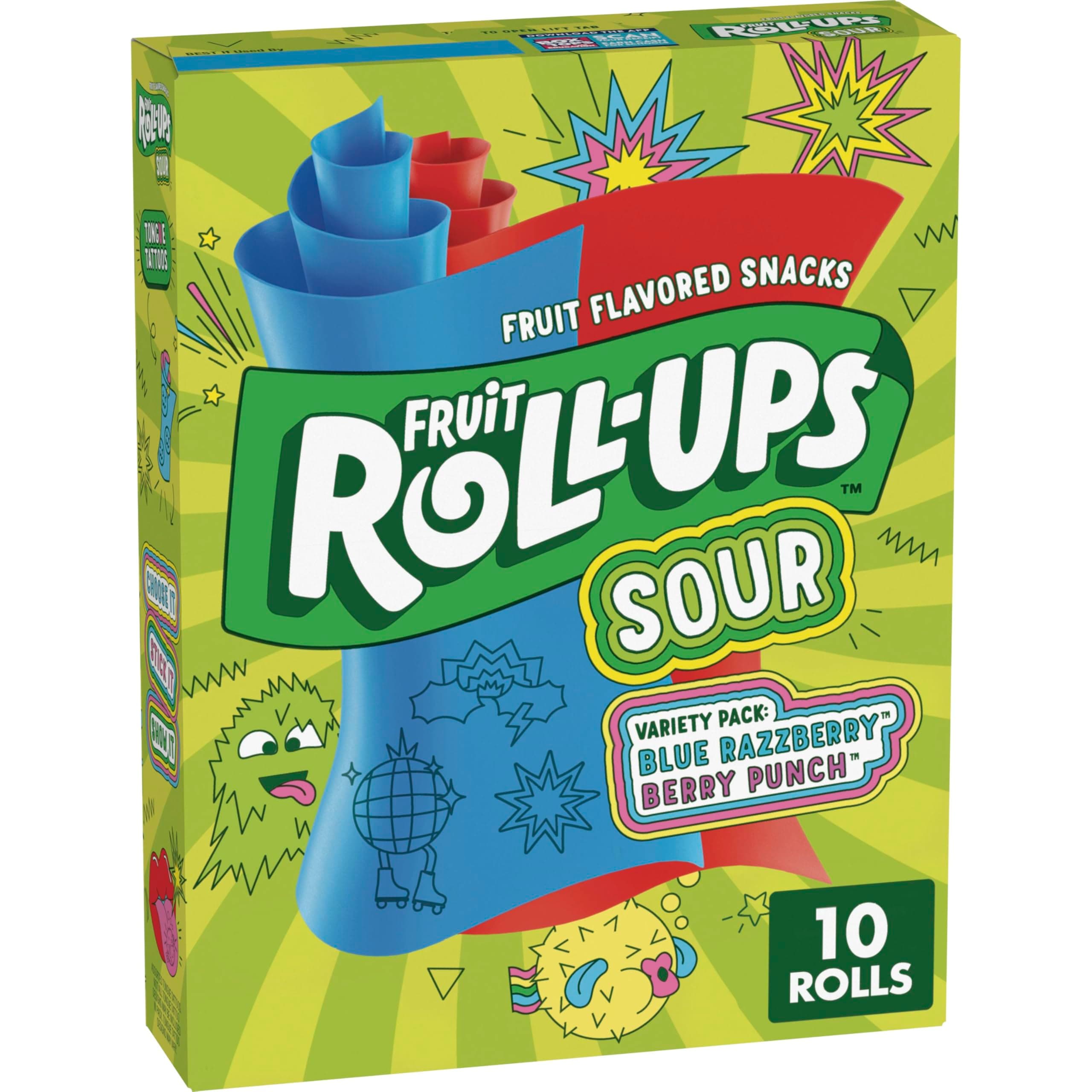 Betty Crocker Fruit Rollups Sour 5 Oz