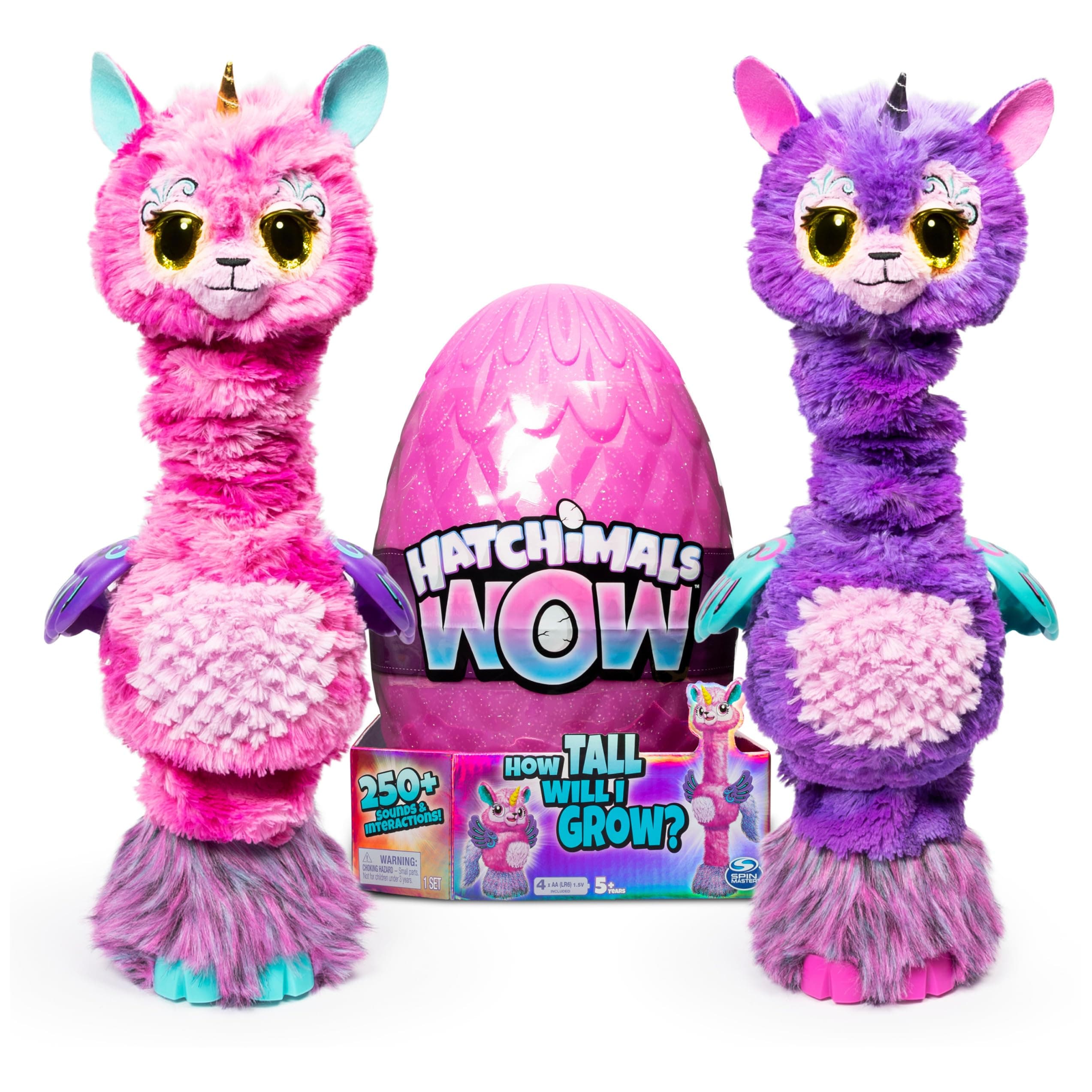 HATCHIMALS Llalacorn Interactive Hatchimal With Re-hatchable Egg (32 Inches, Multicolor)