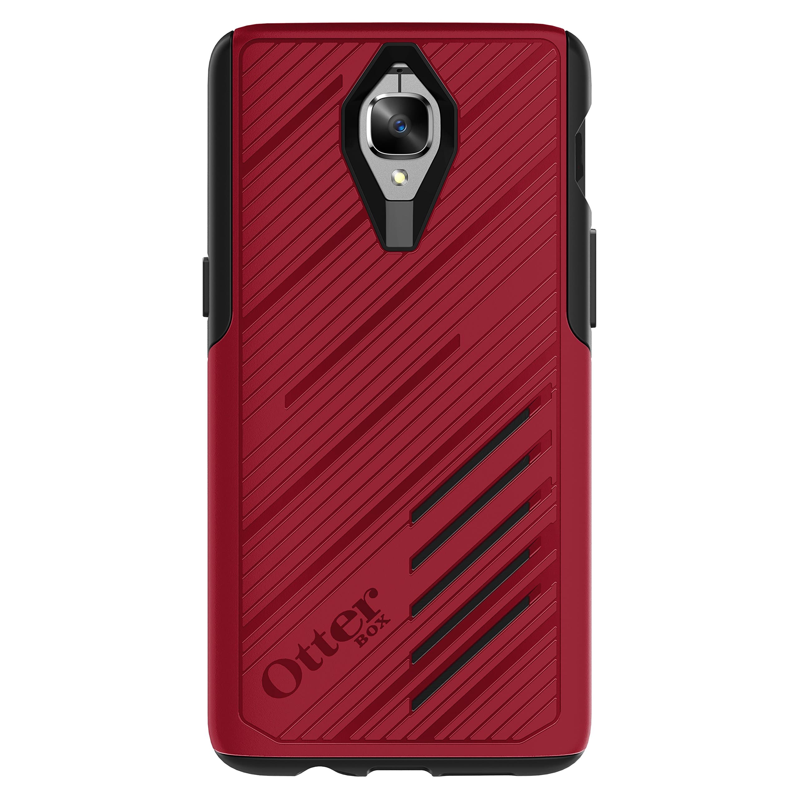 OTTERBOX Achiever Series Case for OnePlus 3/3T - Retail Packaging - NIGHTFIRE (Flame RED/Black)