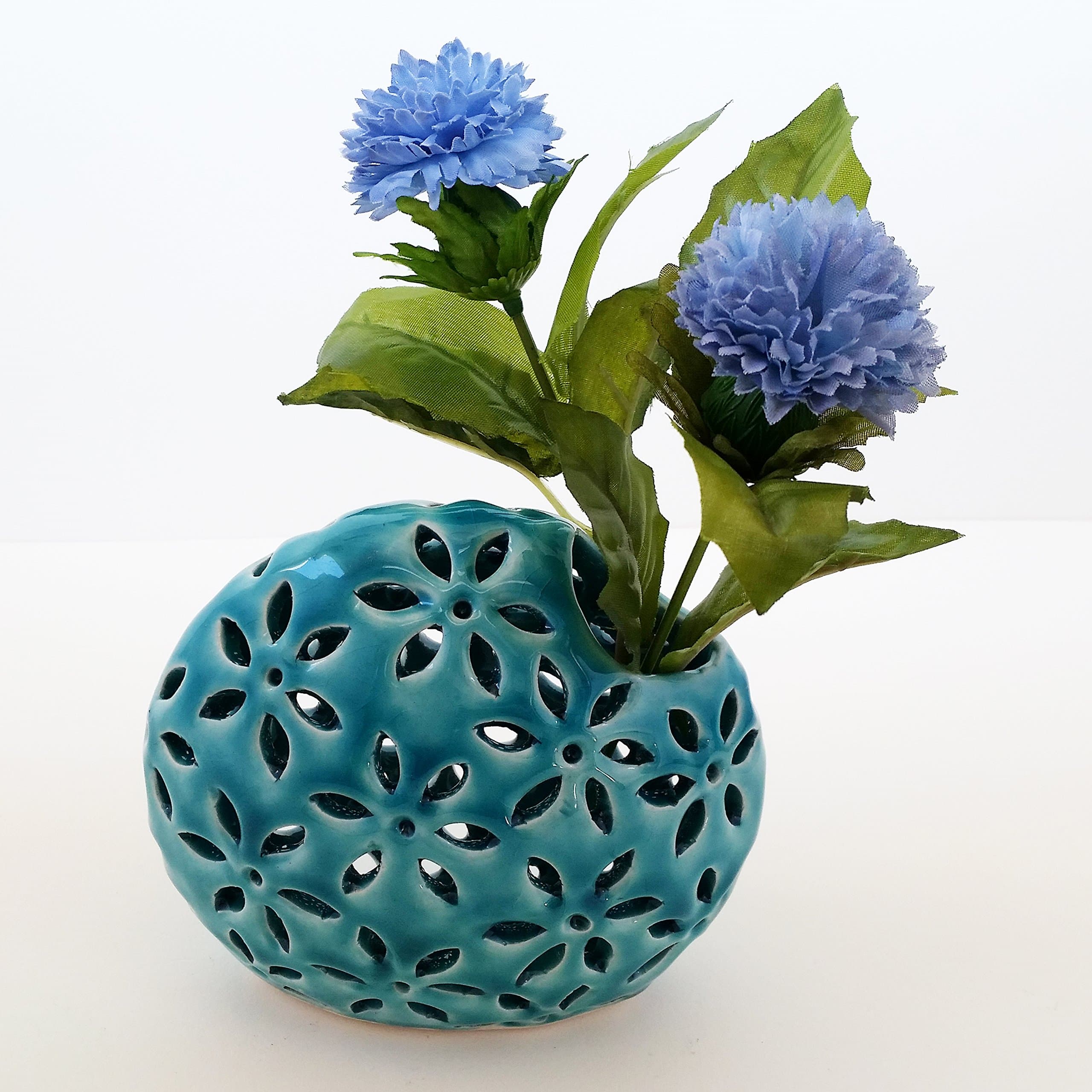 ArioCraft Handmade Decorative Ceramic Vase, Pottery Home Decor