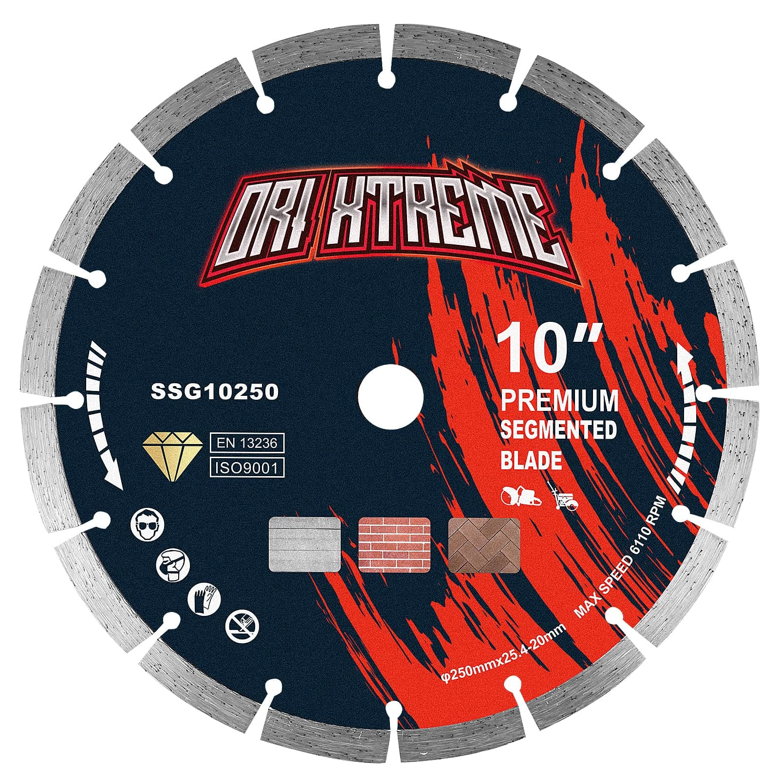ORIXTREME 10 Inch General Purpose Segmented Diamond Blade