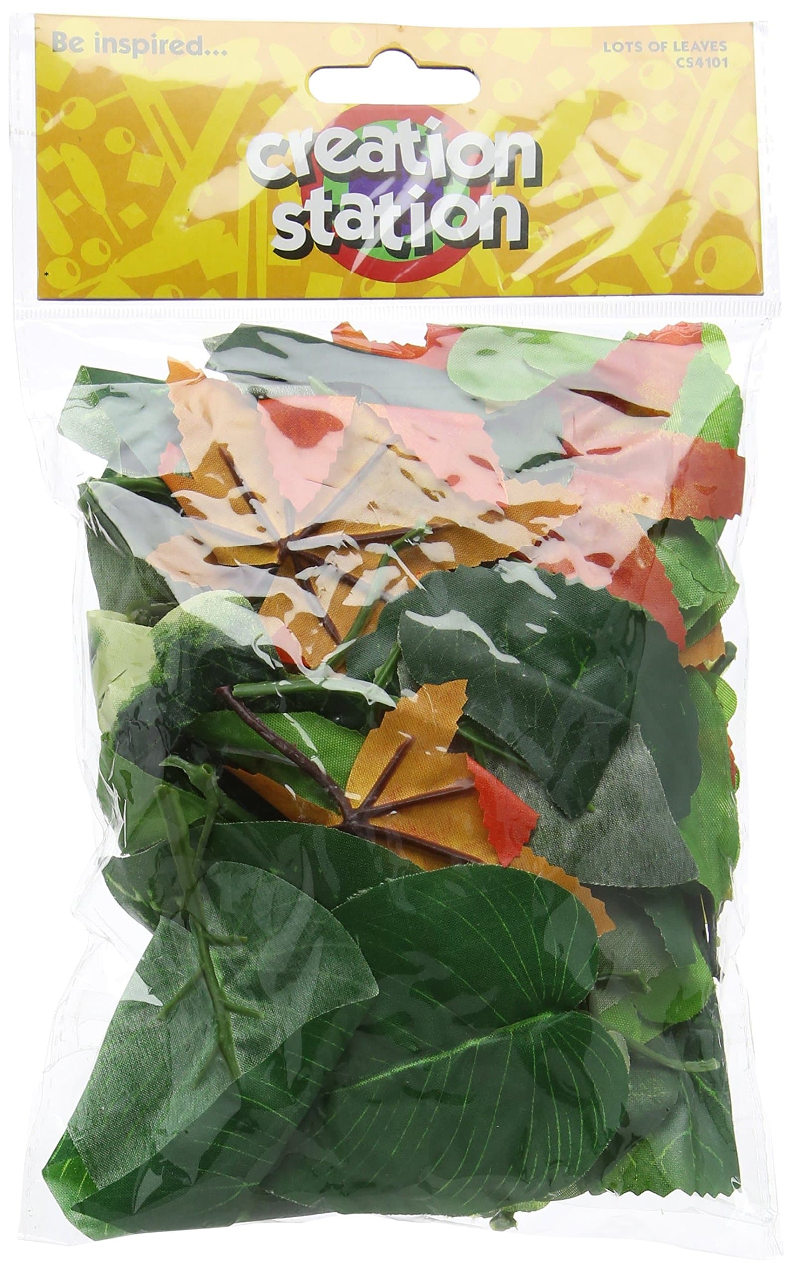 Creation Station Artificial Leaves 35pcs approx