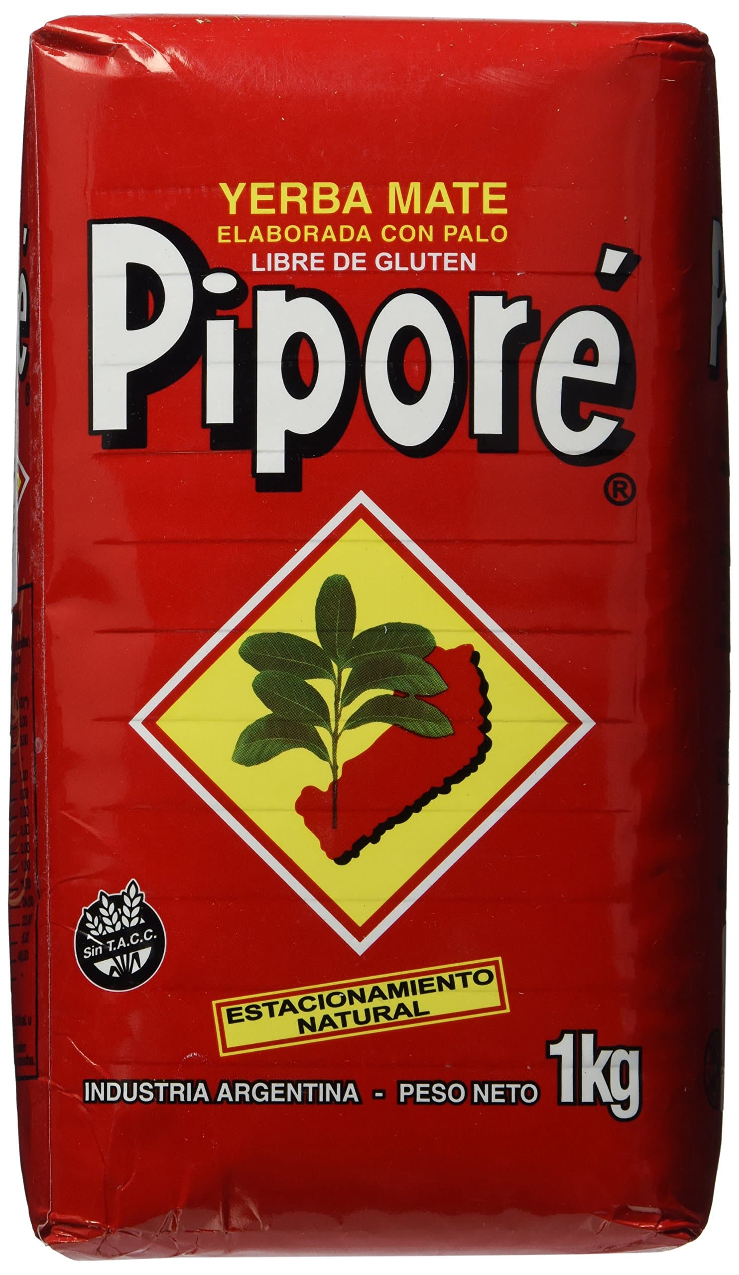 Yerba Mate Pipore - Regular - 2.2 Lbs - 1 Kilo - Gluten Free