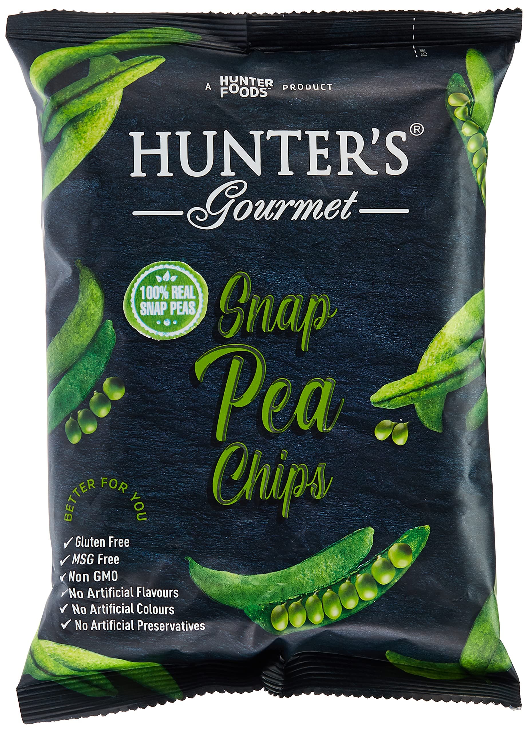Hunter's Gourmet Snap Peas Chips 50g