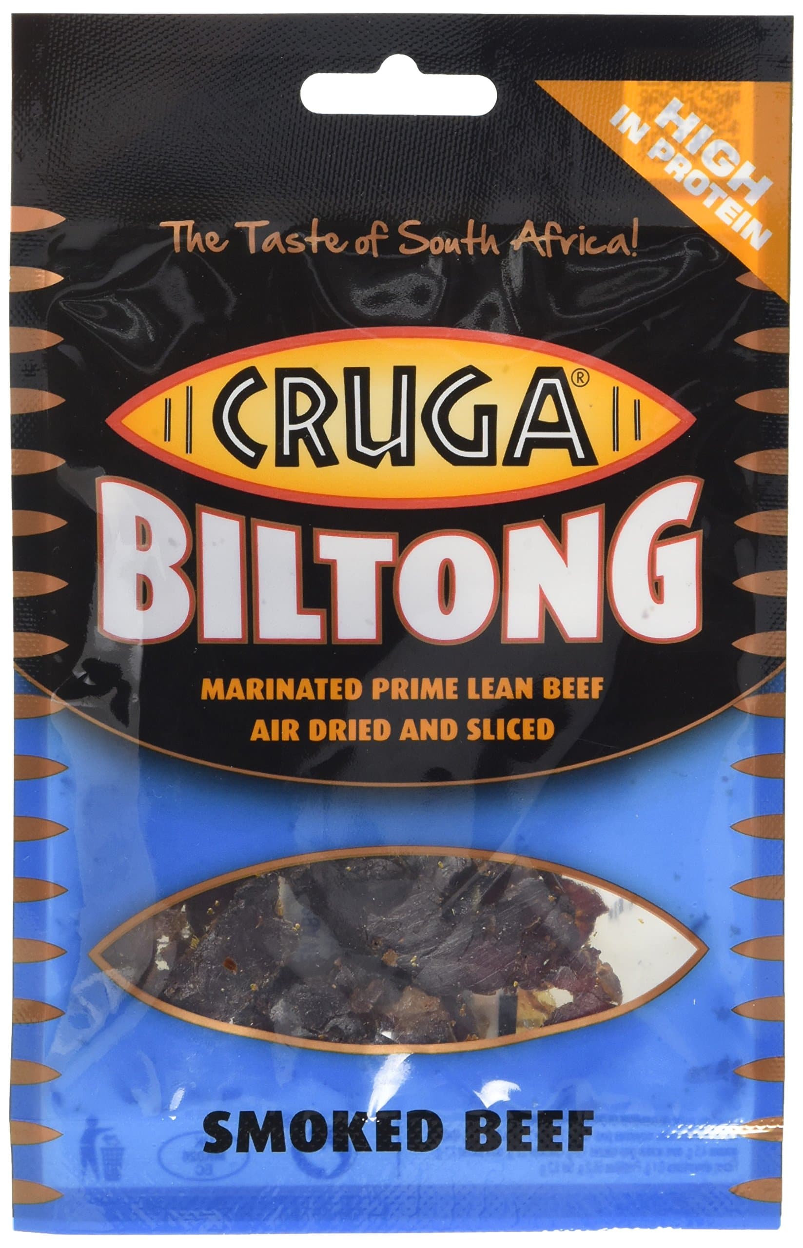 Cruga Smoked Beef Biltong, 25 g