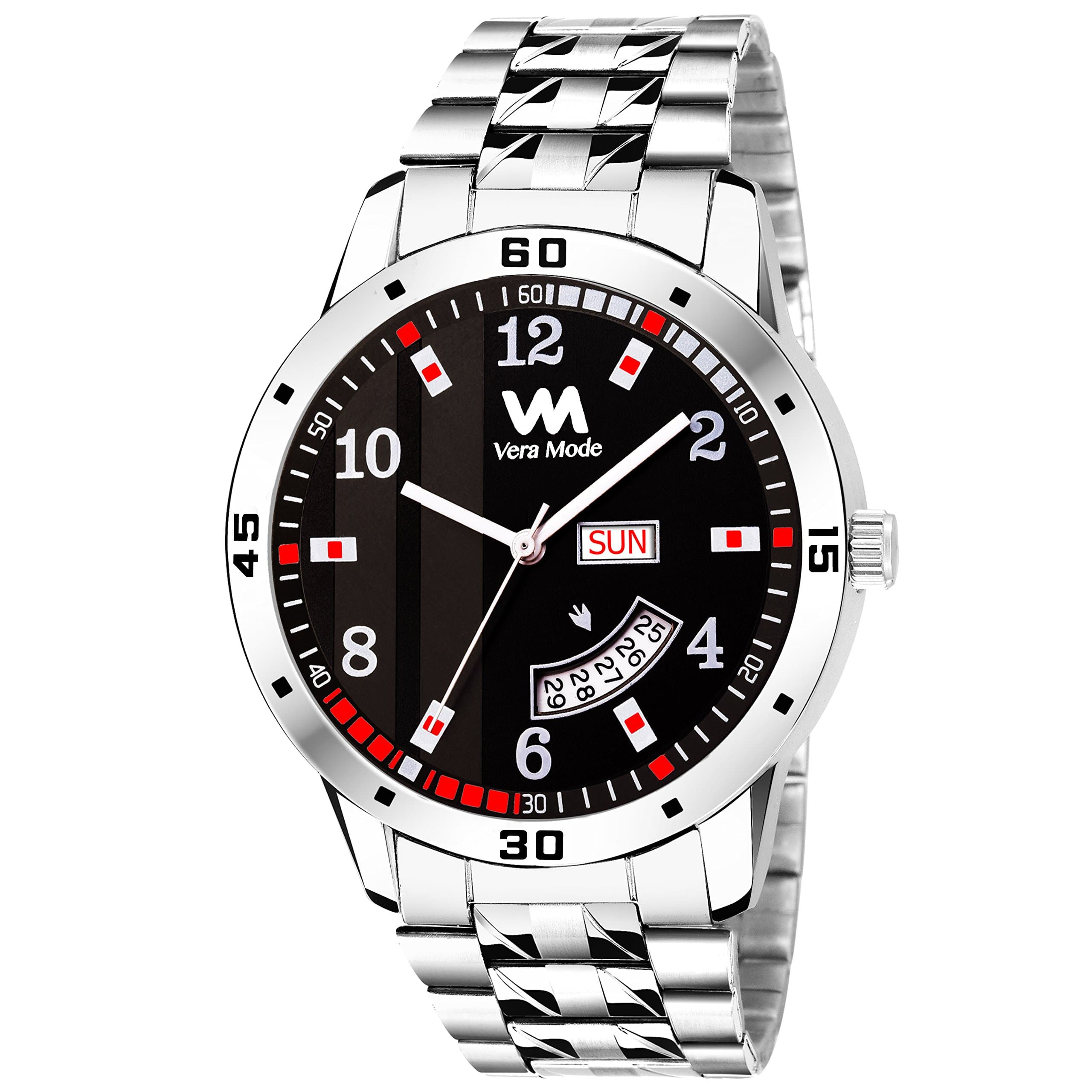 Vera Mode Analog Black Dial Men's Watch-VM0257