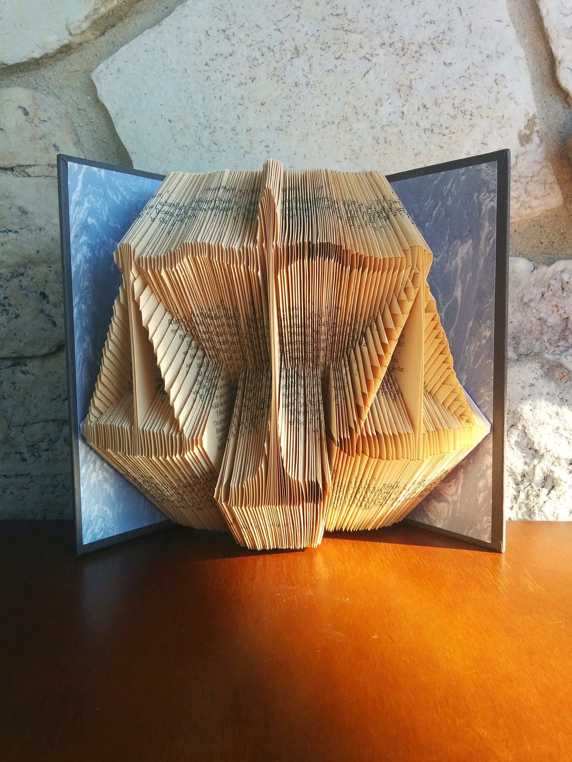 Scales of Justice Folded Book Sculpture
