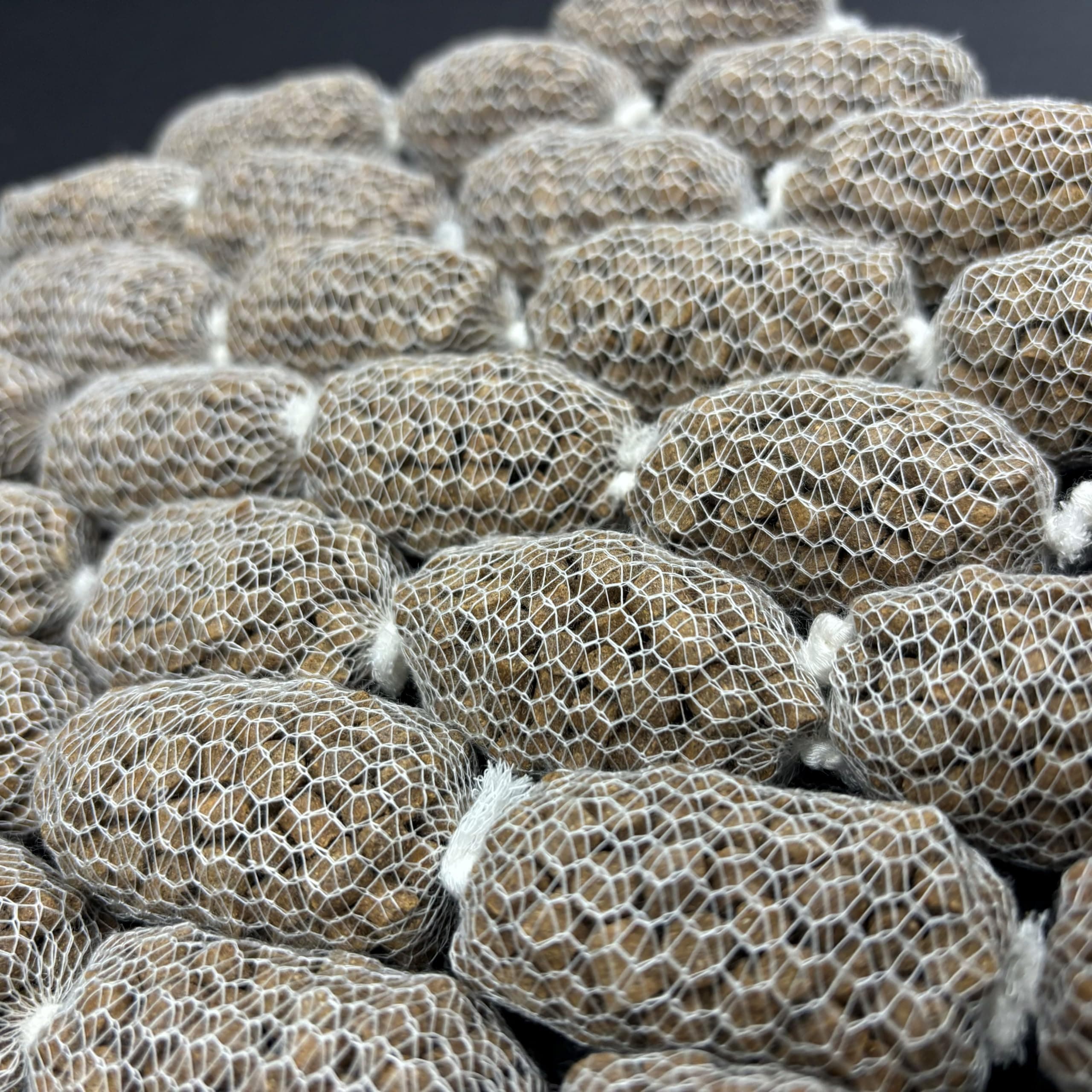 CARP KING Pre tied PVA mesh bag includes dried mix pellets